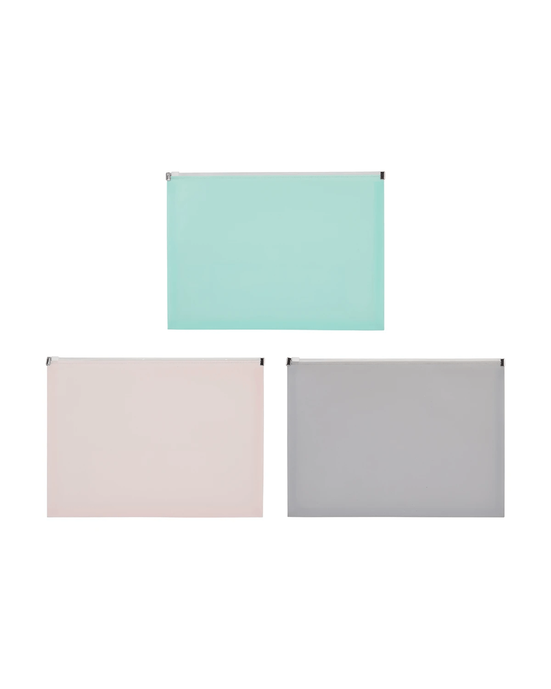 5 3 Pack A4 Zipper Document Wallet, 5 of 9