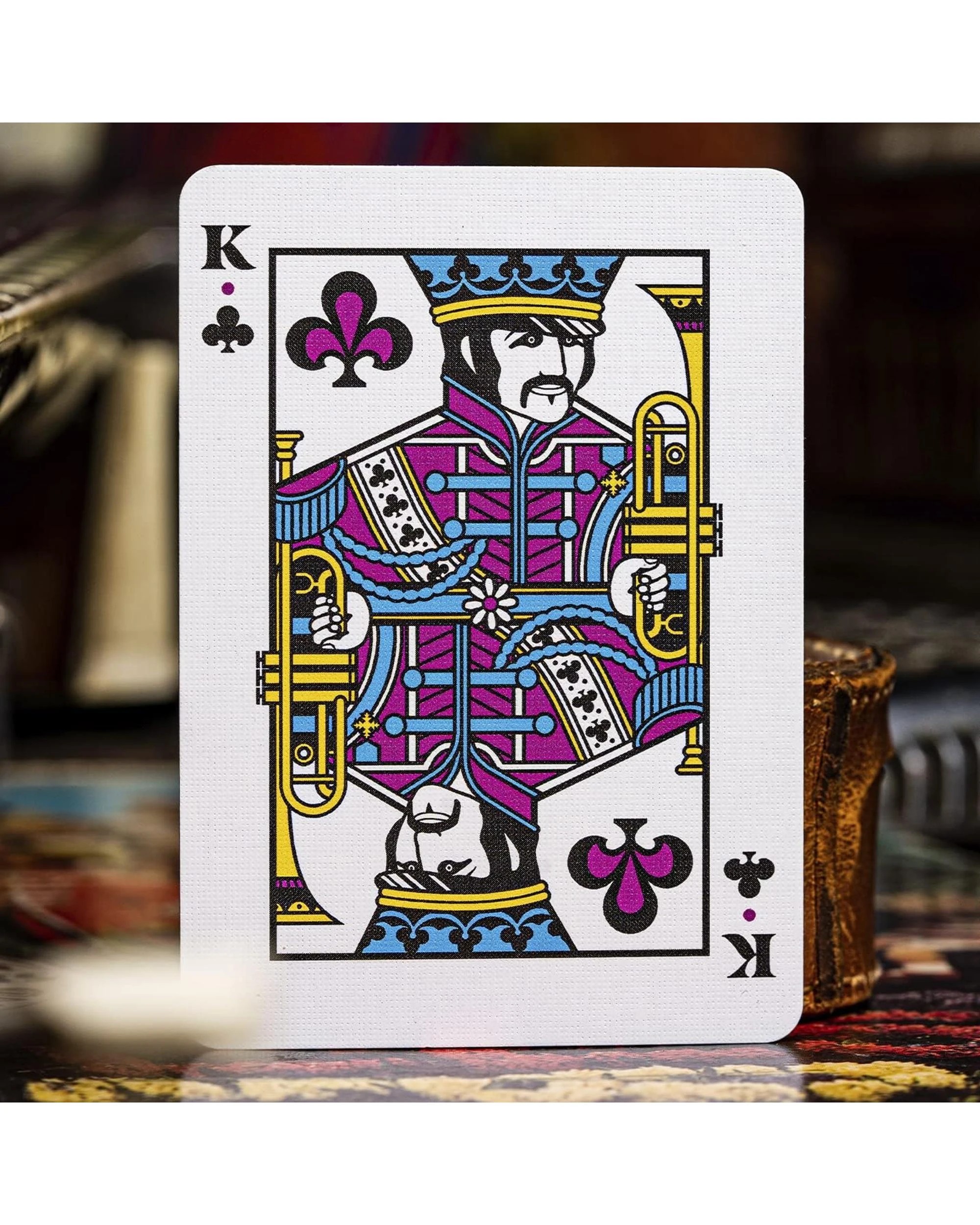 6 Theory 11 The Beatles Blue Playing Cards - Blue, 6 of 10