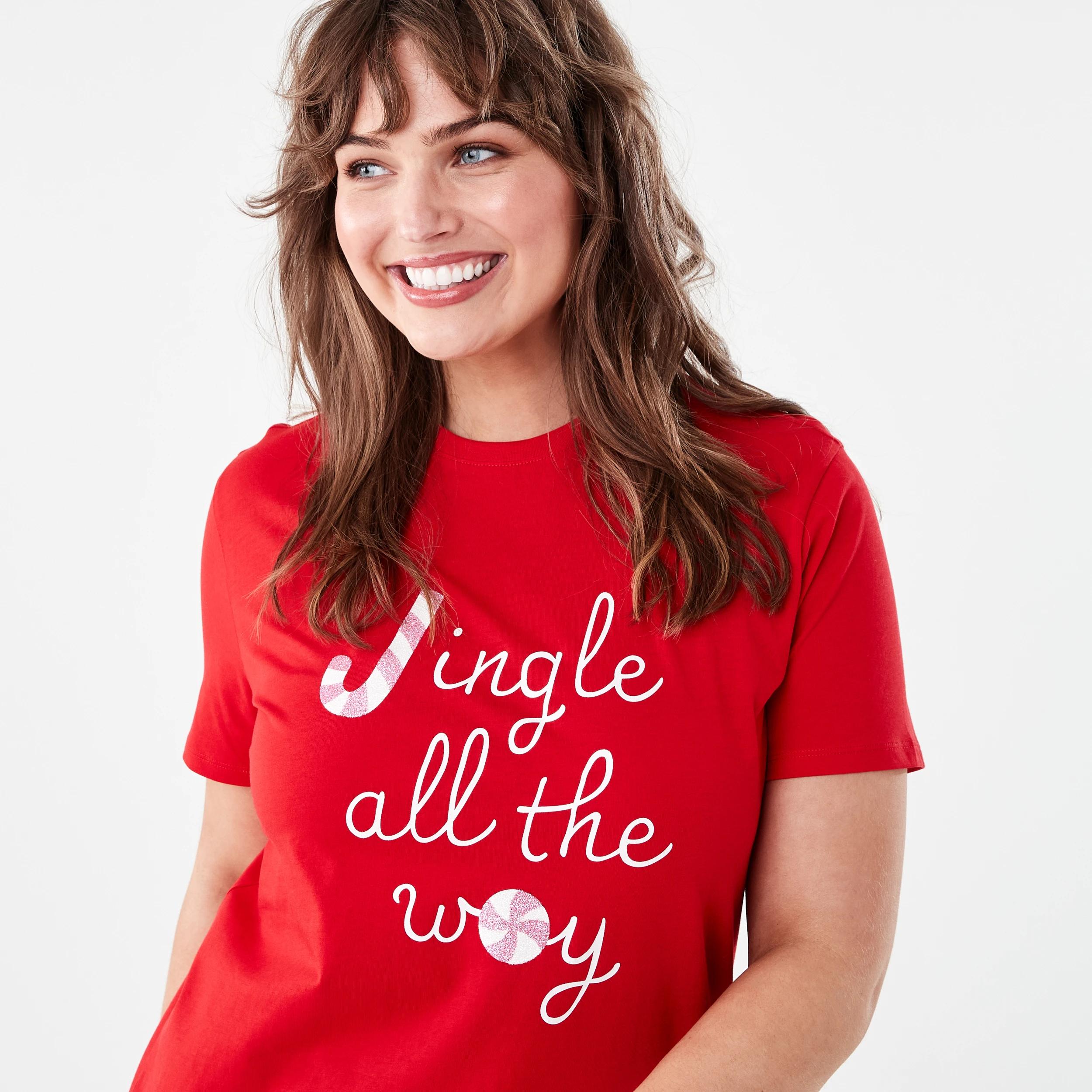 4 Short Sleeve Christmas T-shirt Jingle, 4 of 5