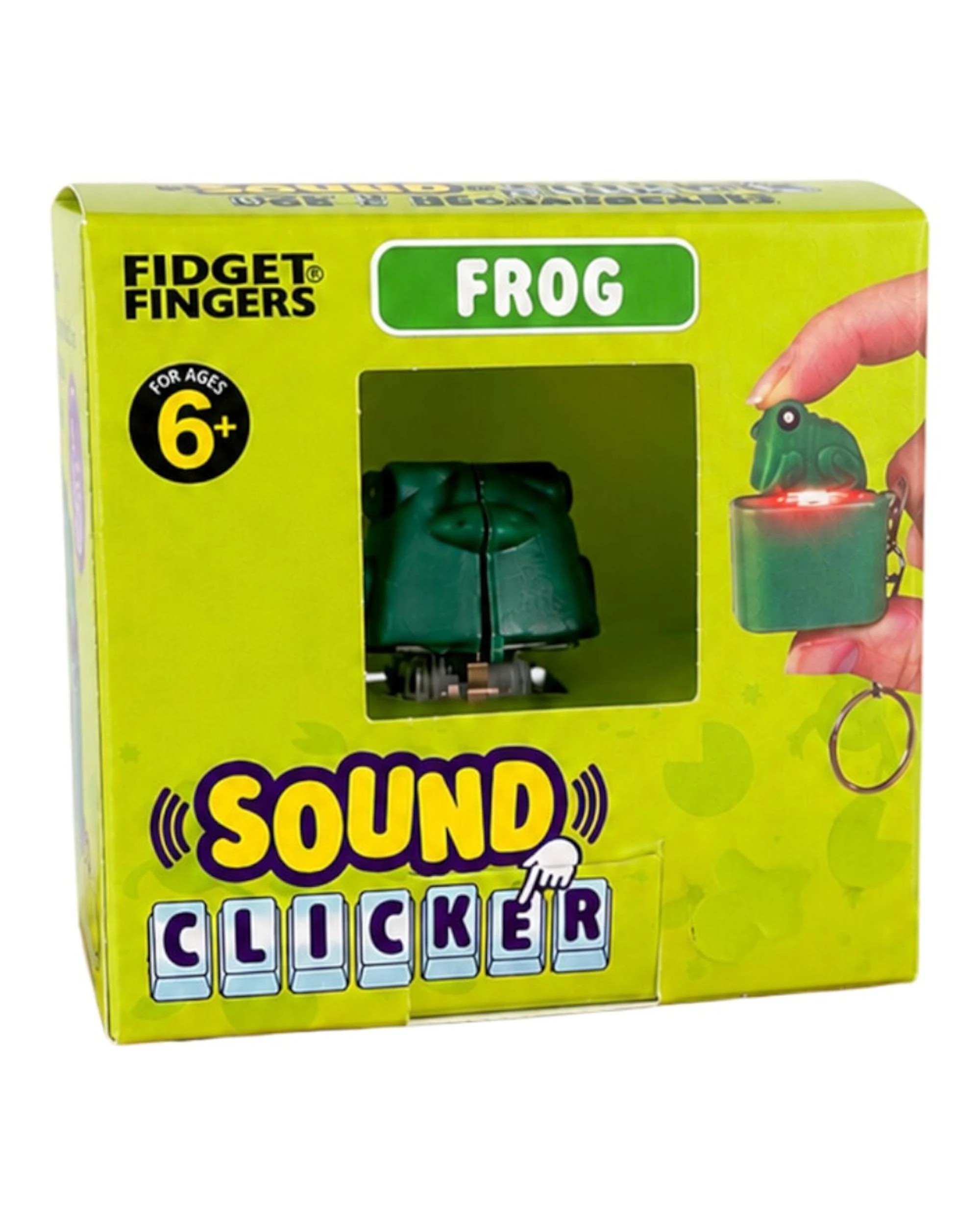 2 MDI Fidget Fingers Sound Clicker Frog Keychain, 2 of 5