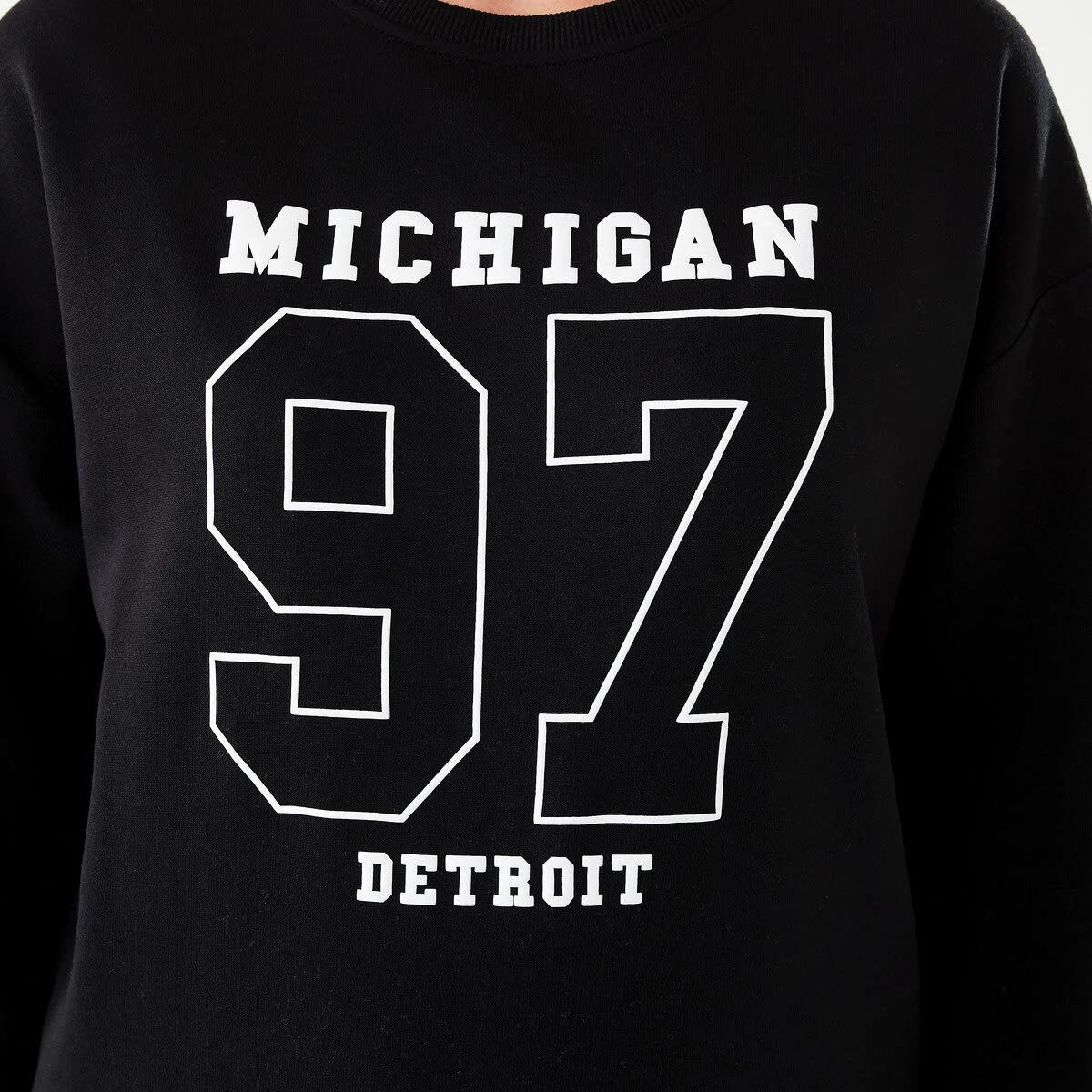 4 Long Sleeve Print Sweatshirt 97 Michgn, 4 of 6