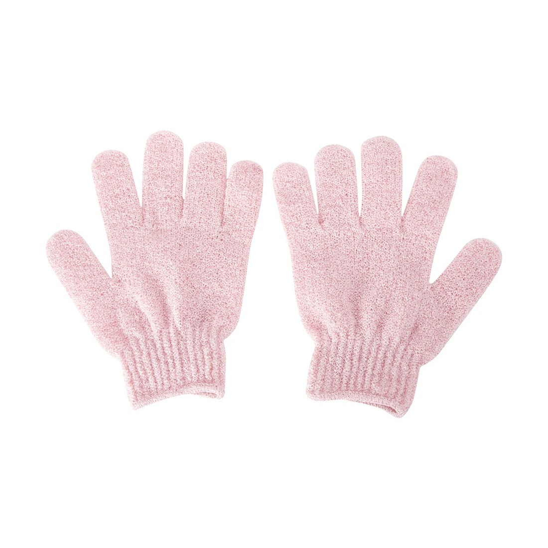 2 Exfoliating Gloves - Pink, 2 of 6