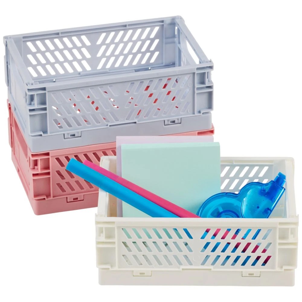 1 Otto Eclectic Pop Storage Baskets 3 Pack, 1 of 7