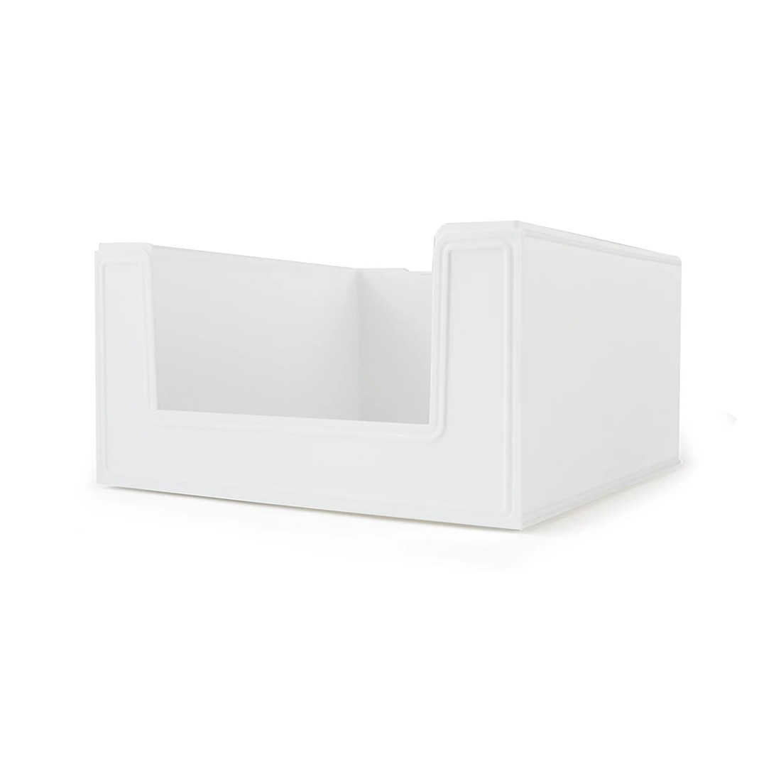 4 28.5L Modular Open Front Stackable Bin - White, 4 of 10