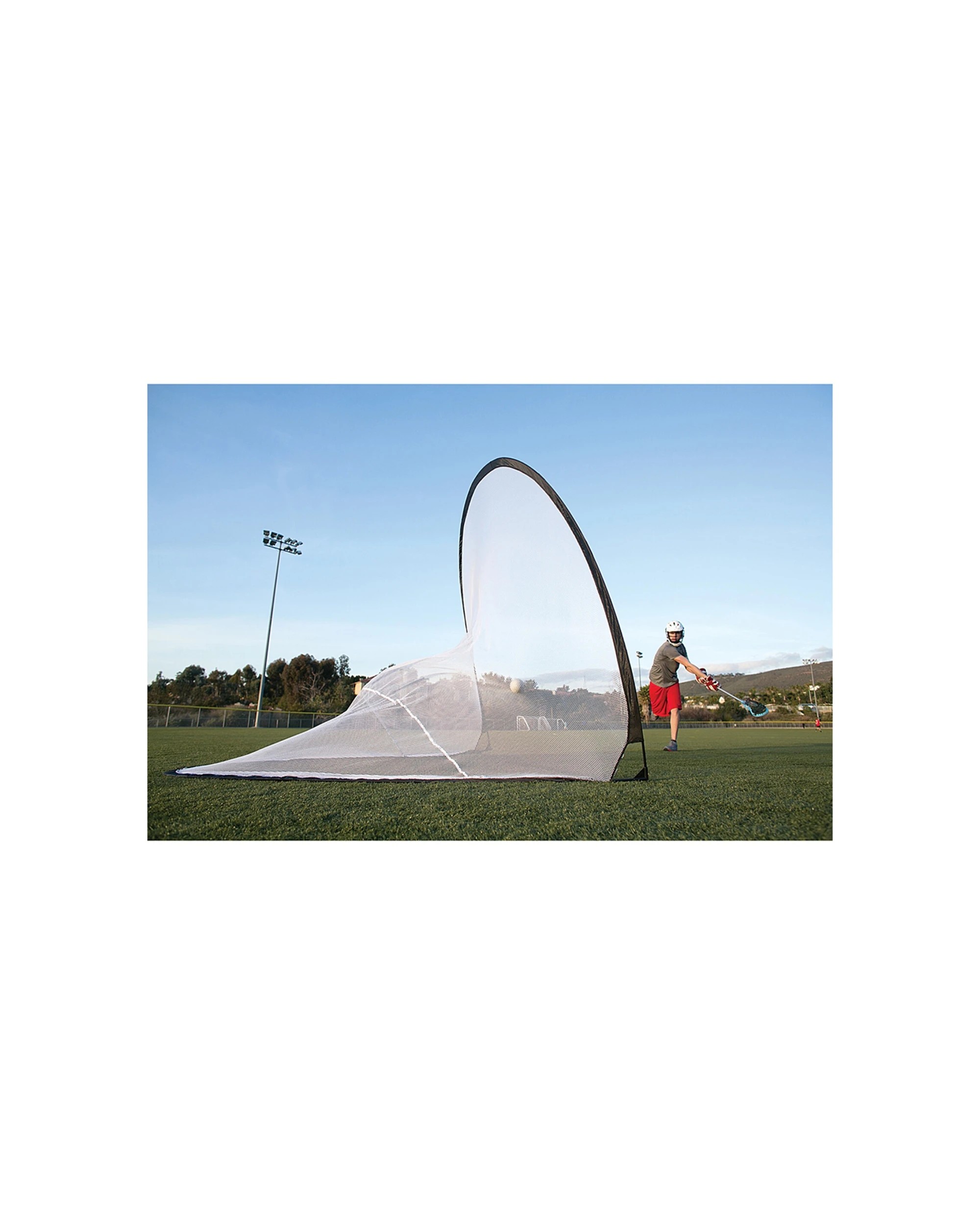 5 Sklz 7 Inch Practice Net Versatile Lightweight Easy Setup Indoor Outdoor Use - Black, 5 of 5