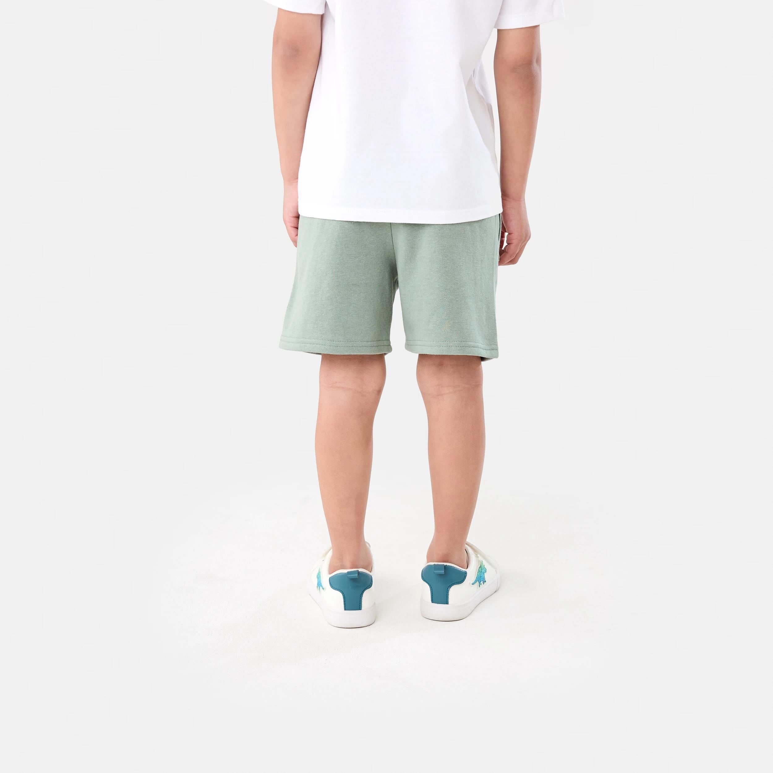 2 Graphic Knit Shorts WILD ONES HEADS MID GREEN, 2 of 7