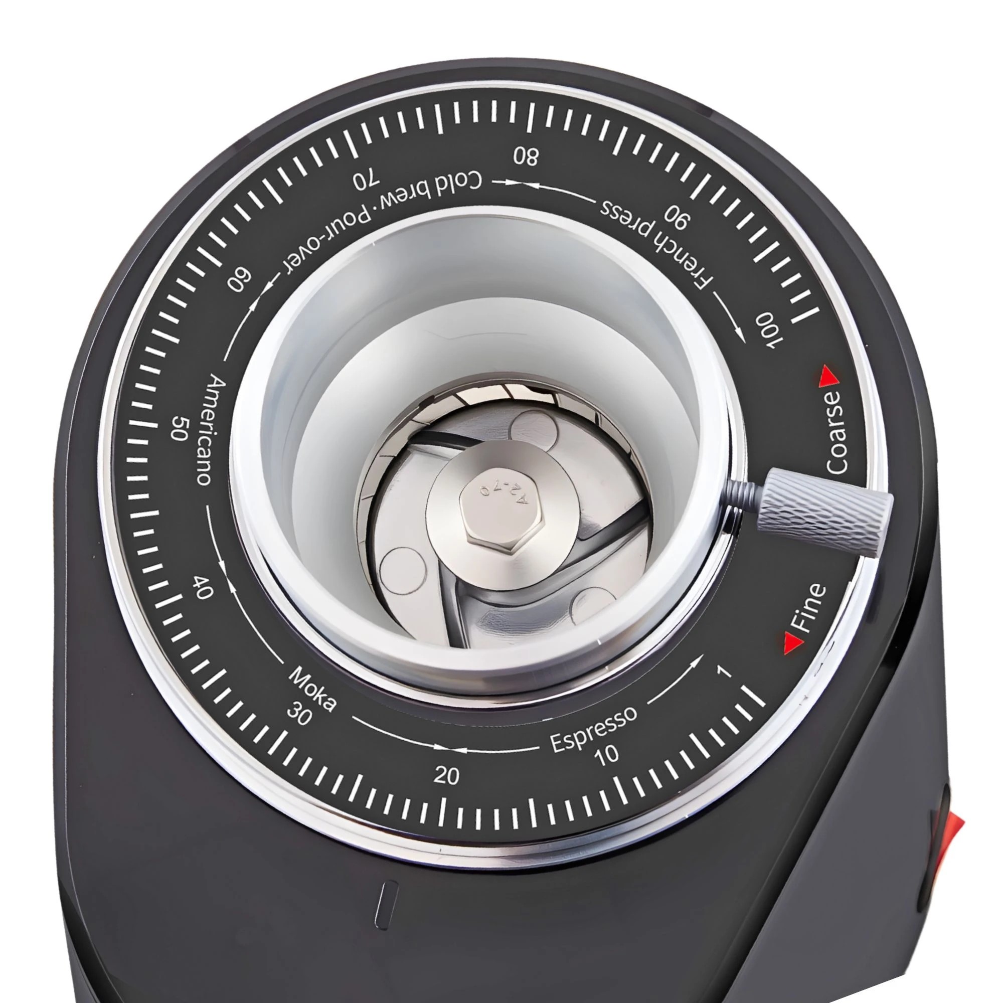 4 Kenmore 64mm Flat Burr Coffee Grinder, 100 Settings, Digital Timer, 260W Motor, 255g Hopper, 240V Black, 4 of 8