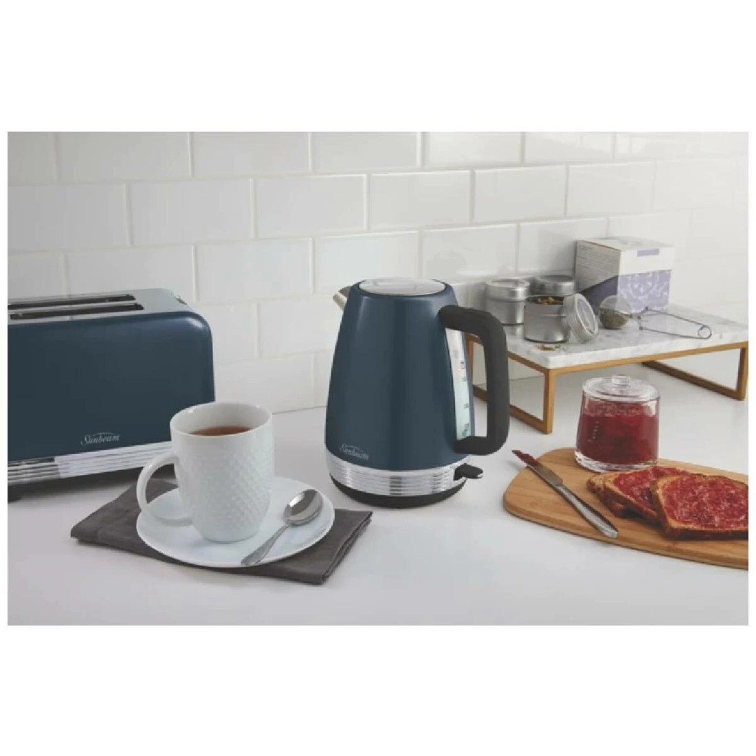 4 Sunbeam Chic Collection Breakfast Pack - Dark Teal Polished, 4 of 4
