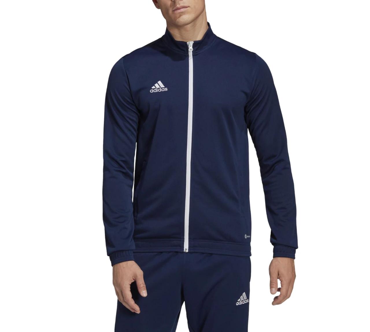 1 Adidas Mens Entrada 22 Track Top Navy/White Football Jacket NAVY, 1 of 6