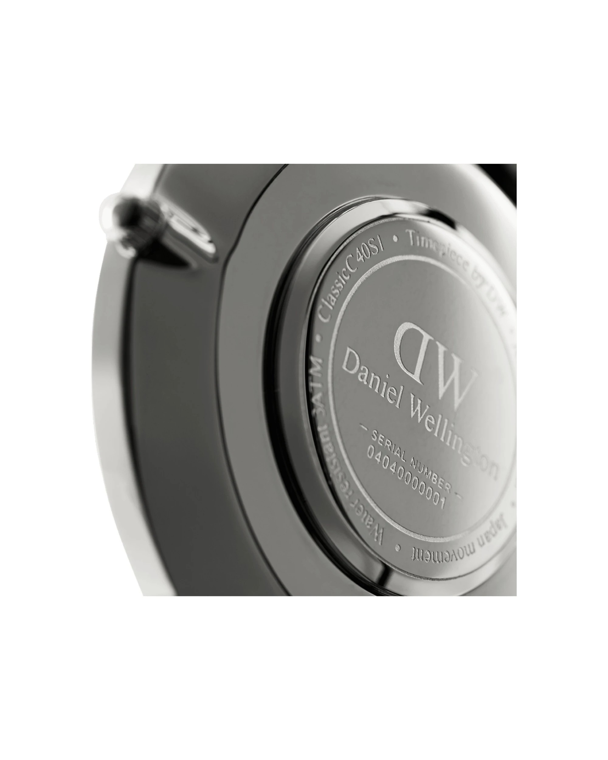5 Daniel Wellington Classic 40mm Sheffield Silver White Dial Black Leather Watch, 5 of 7