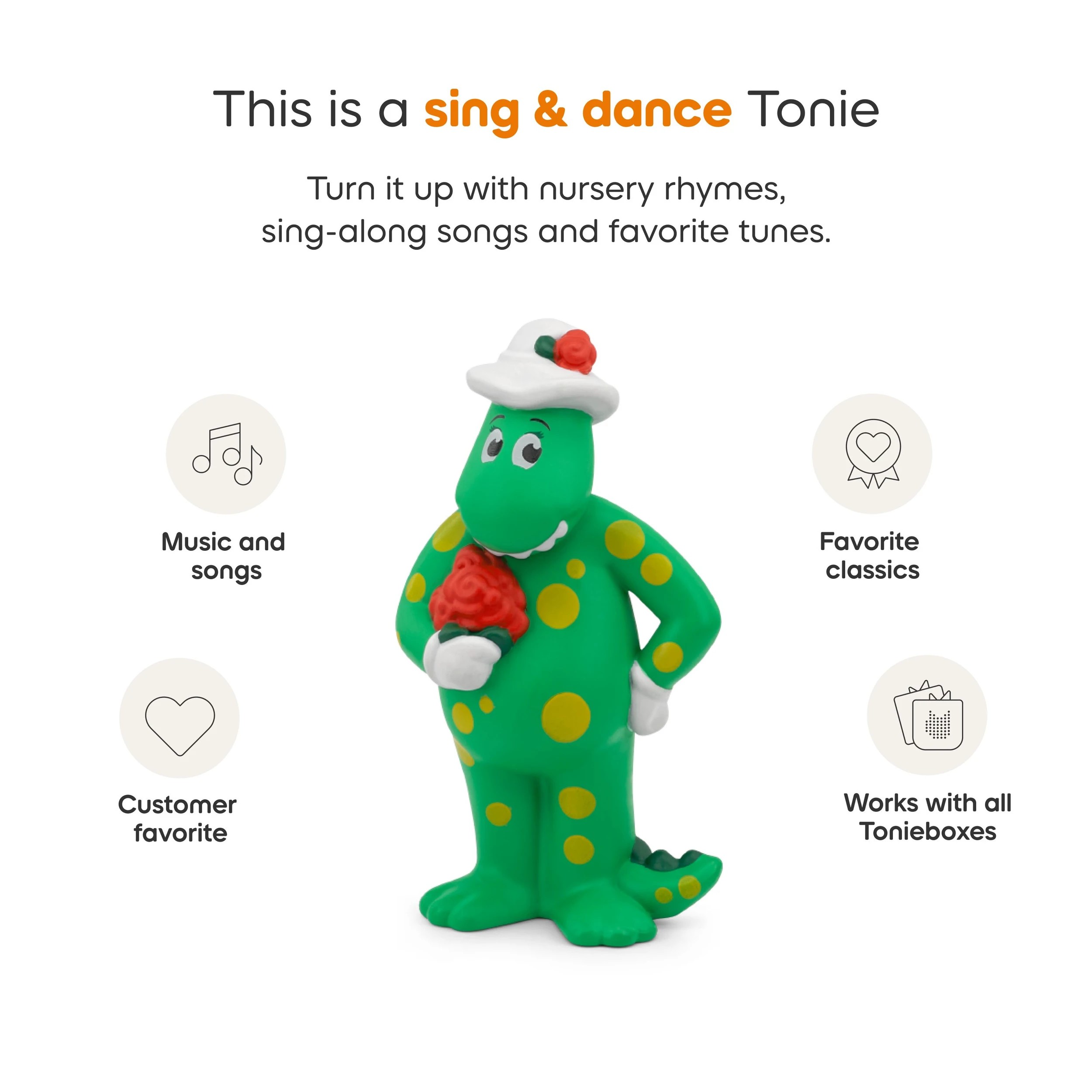 5 Wiggles - Dorothy the Dinosaur Tonies Audio Character - Multi, 5 of 6