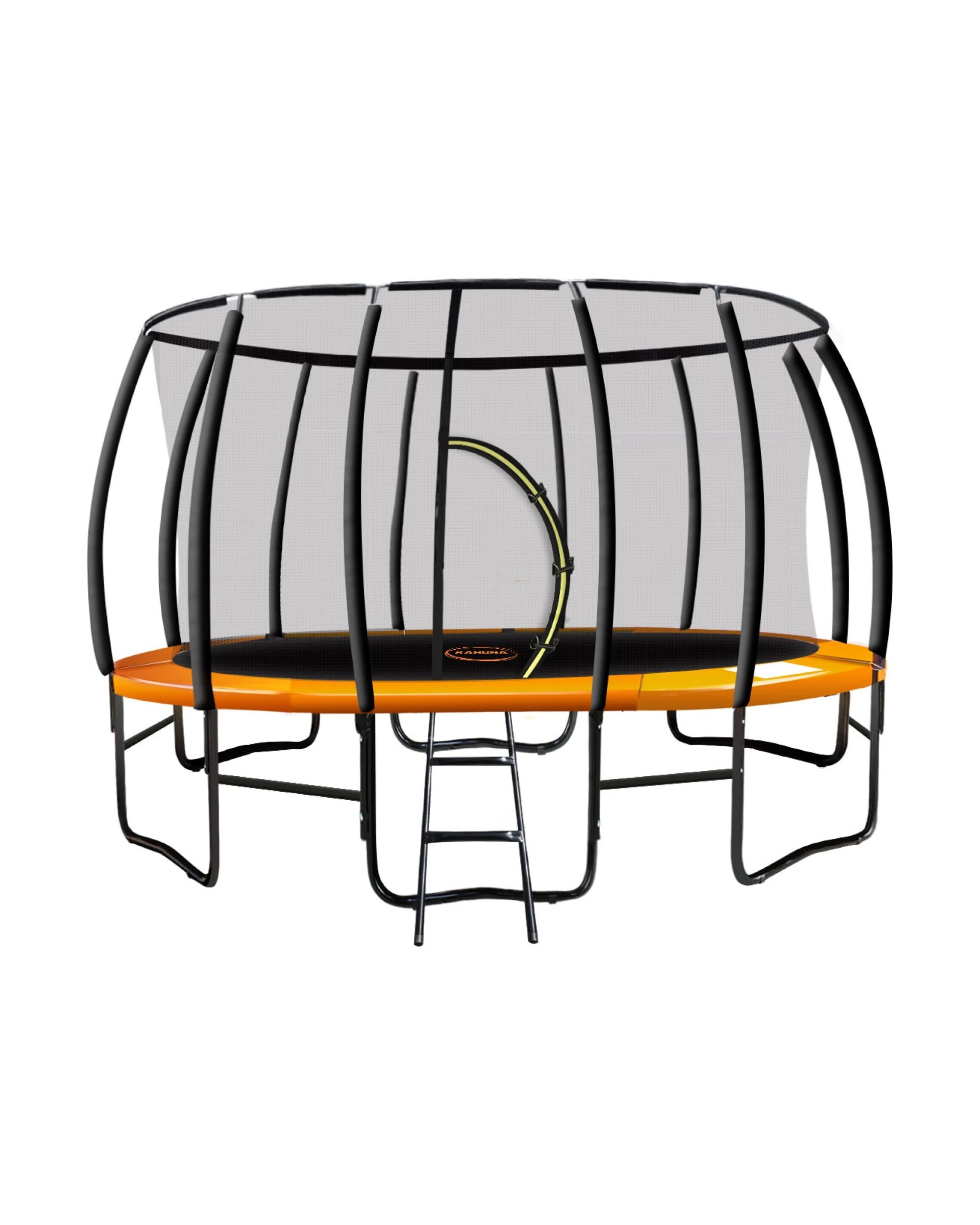 1 Kahuna Classic 14 ft Trampoline - Orange, 1 of 10