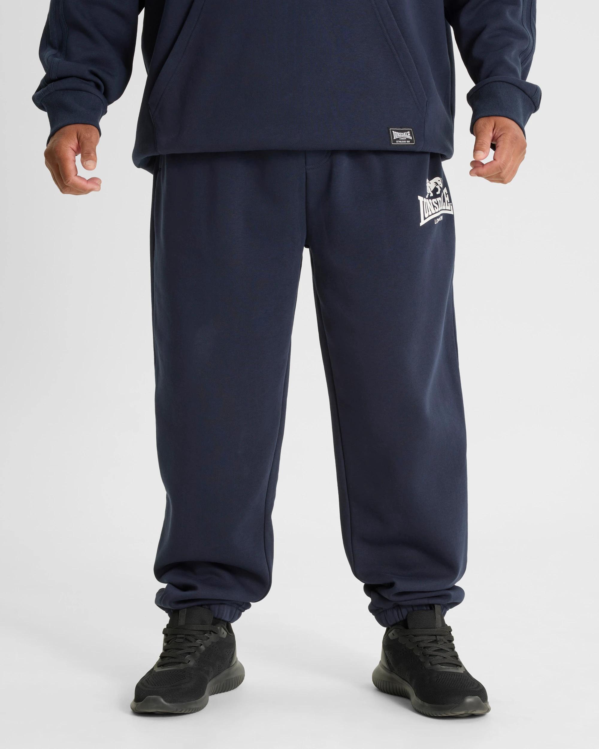 6 Lonsdale London Plus Sport Trackpants NAVY, 6 of 6