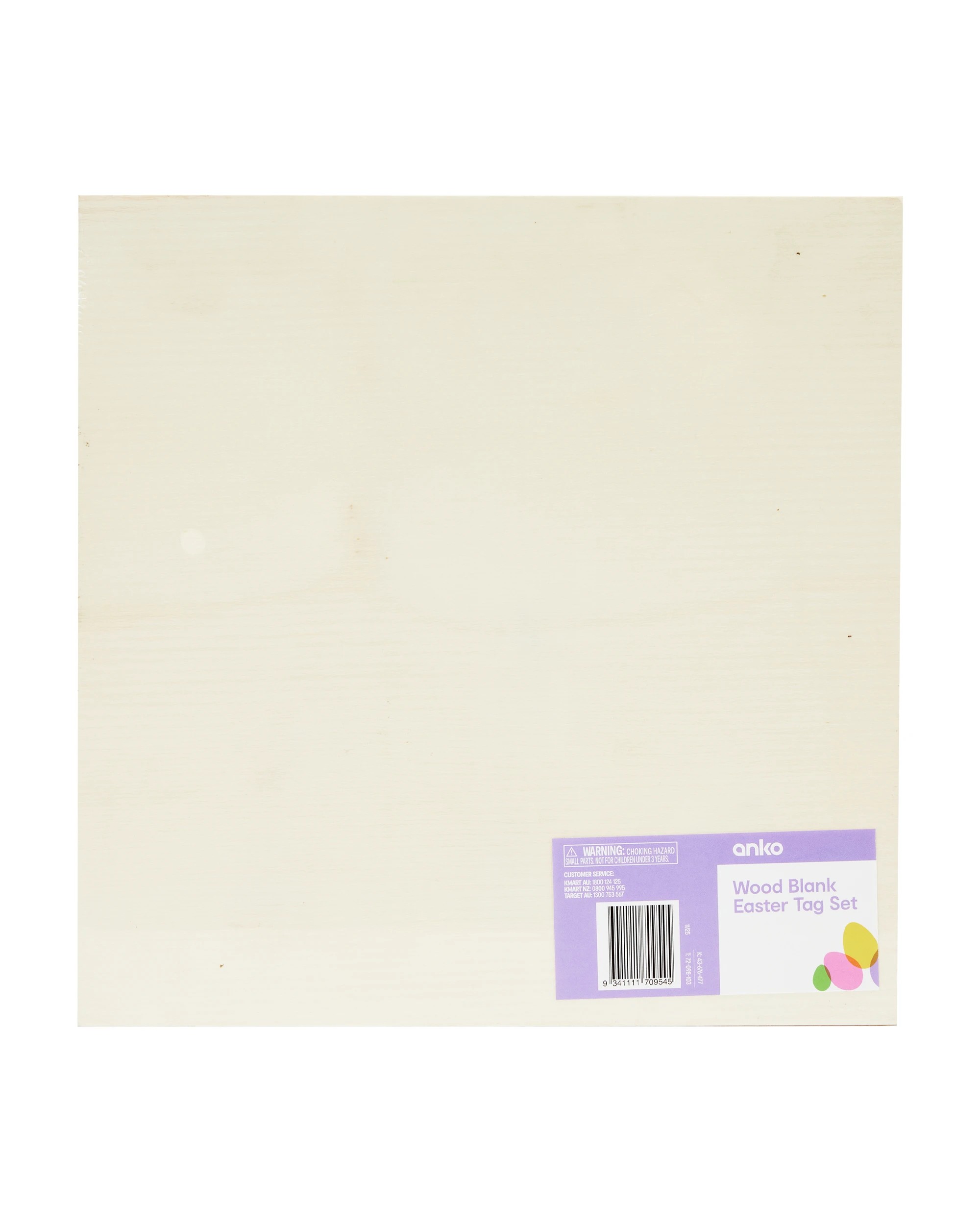 4 Wood Blank Easter Tag Set, 4 of 4