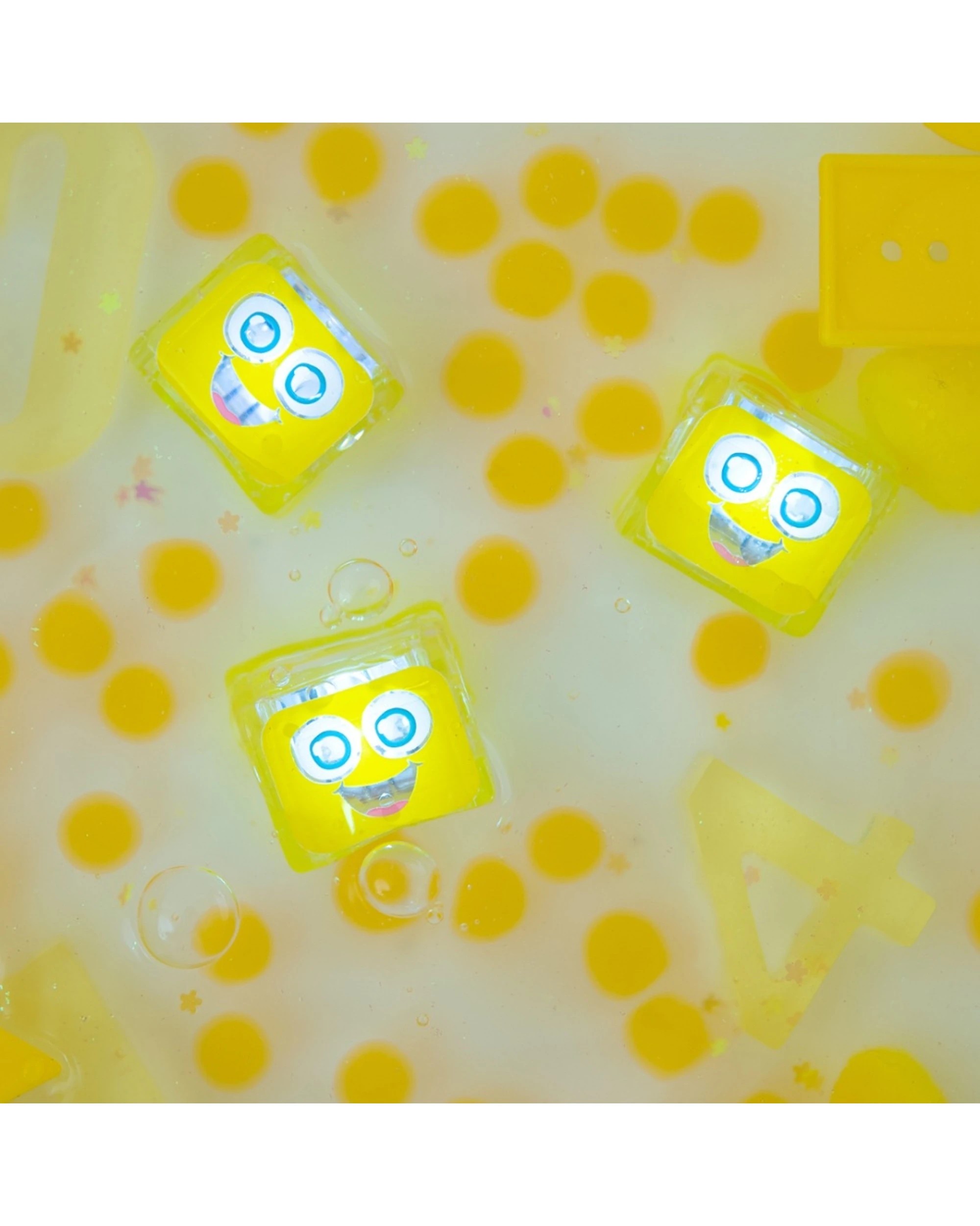 3 Glo Pals 4pc Water Activated Light Up Sensory Baby Kids Bath Toy Alex - Yellow, 3 of 3