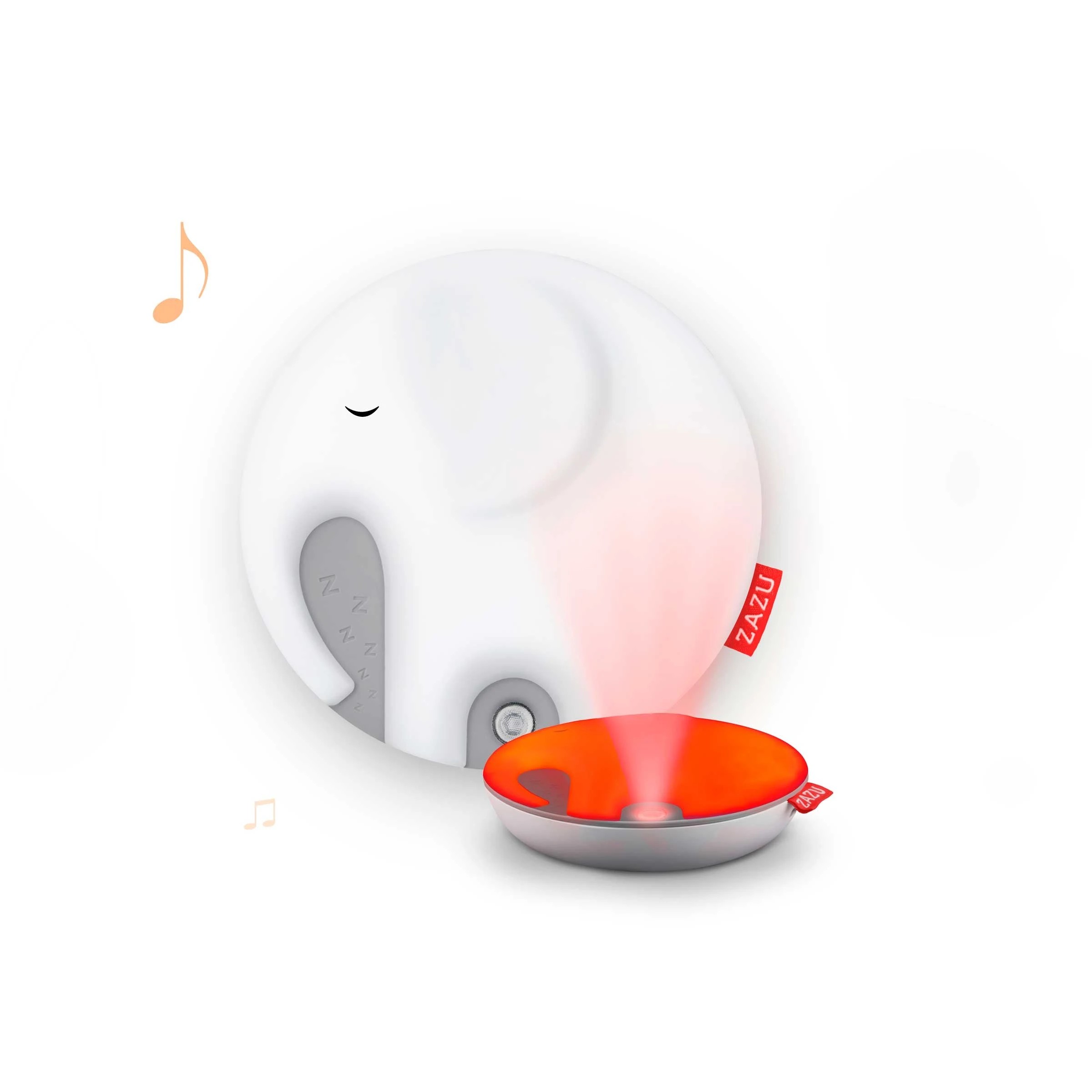 1 ZAZU Nightlight and White Noise Machine - Emmy The Elephant With Breathing Light, 1 of 5