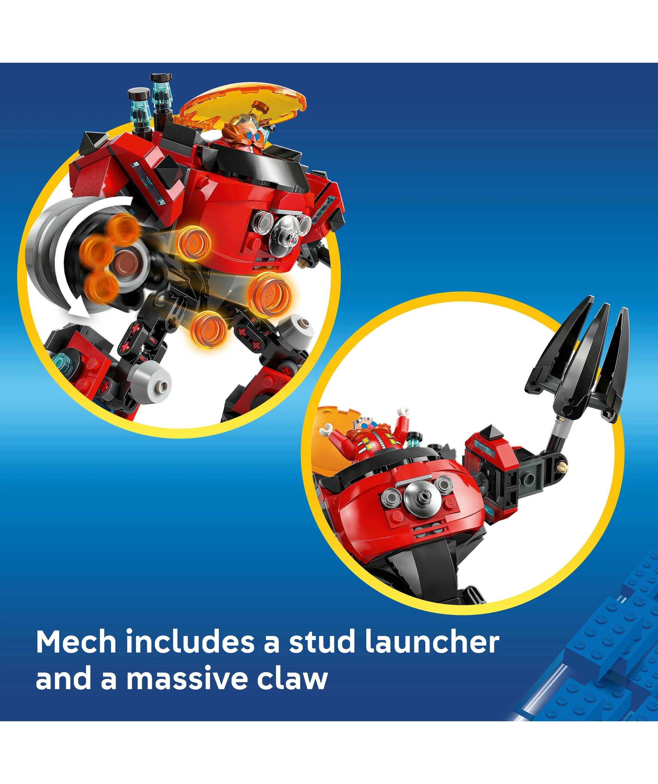 4 LEGO Sonic Knuckles vs. Dr. Eggman Egg Crusher Mech 77005, 4 of 10