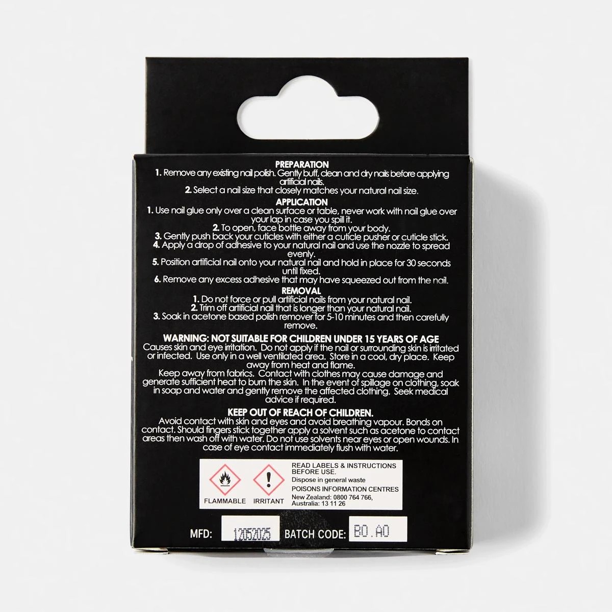 2 OXX Cosmetics 24 Pack Artificial Nails with Adhesive - Short Square Shape, Pink, 2 of 5