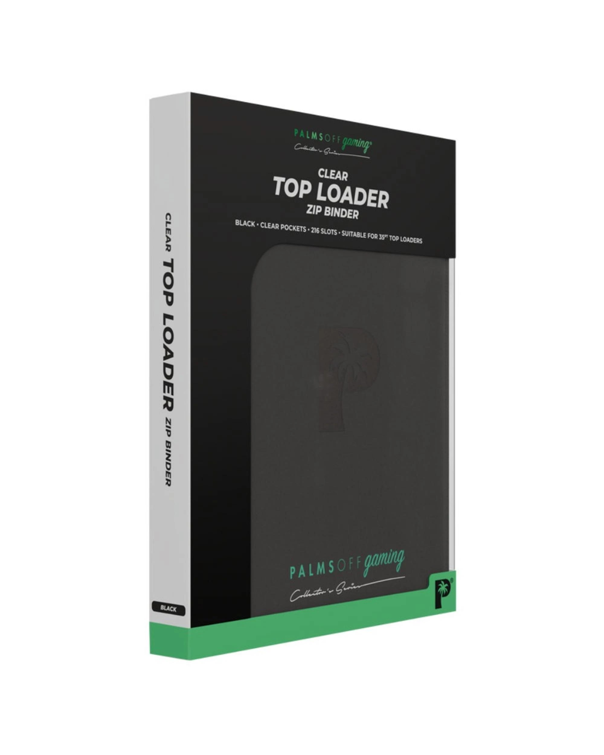 8 Palms Off Gaming Collector's Series Top Loader 9 Pocket Zip Binder - Black, 8 of 8