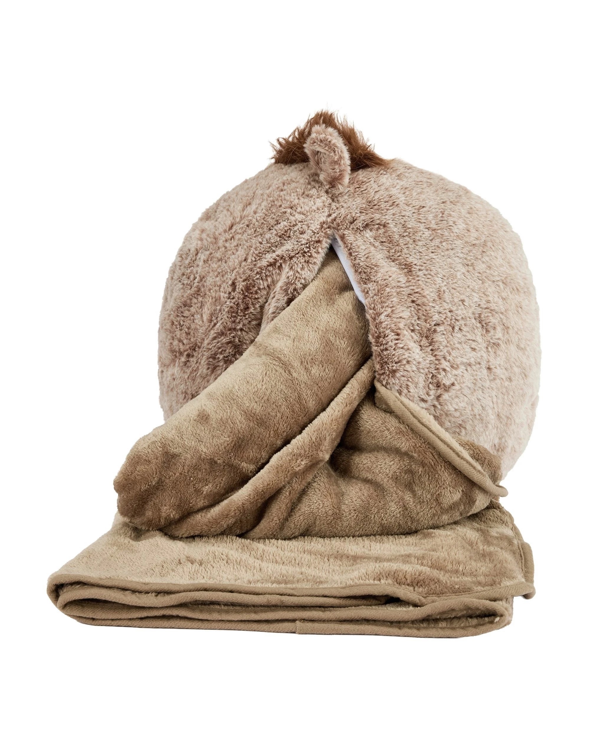 3 2-in-1 Sloth Travel Blanket and Pillow, 3 of 5