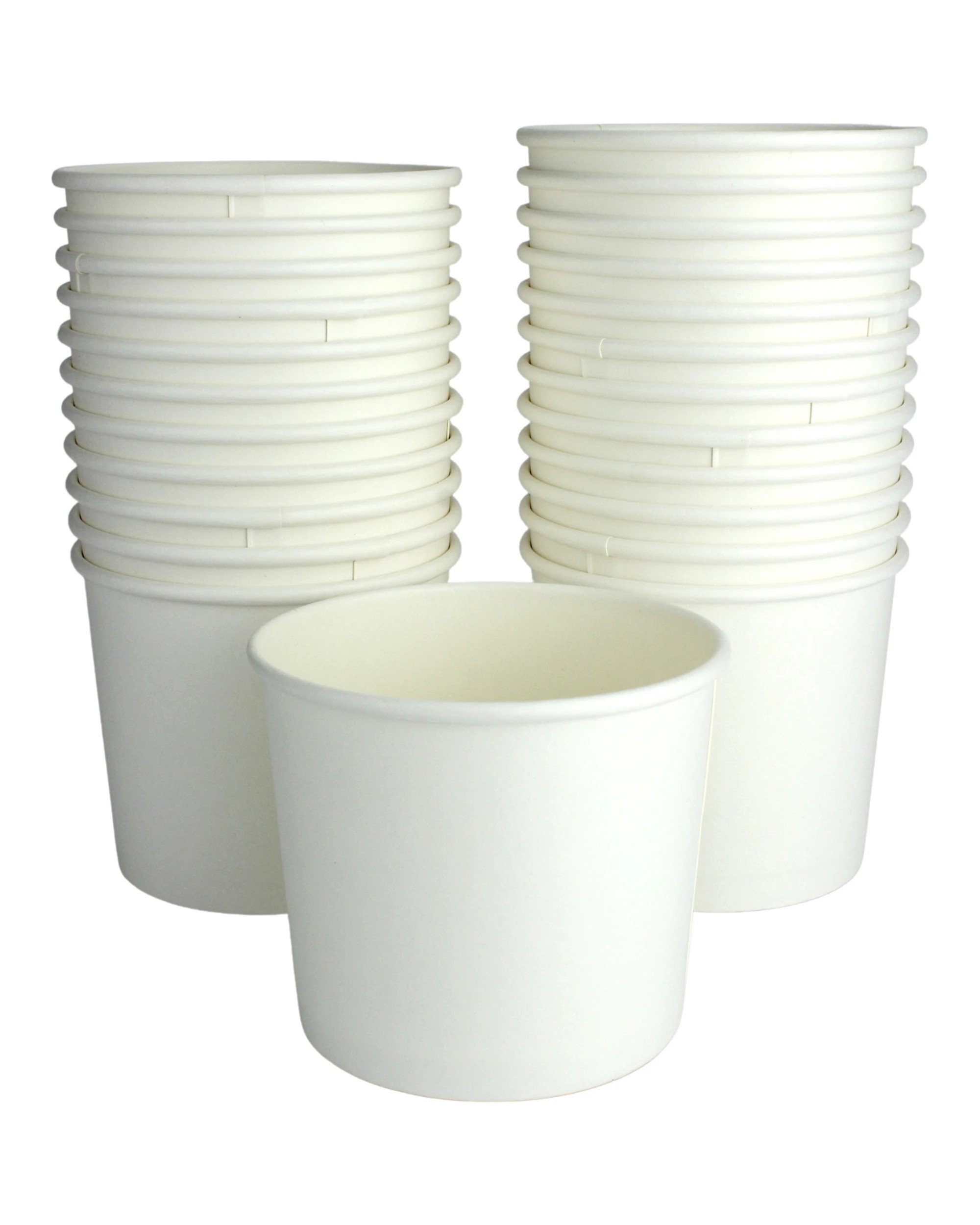 1 Partyrama White Paper Treat Cups Pack of 24 - White, 1 of 2
