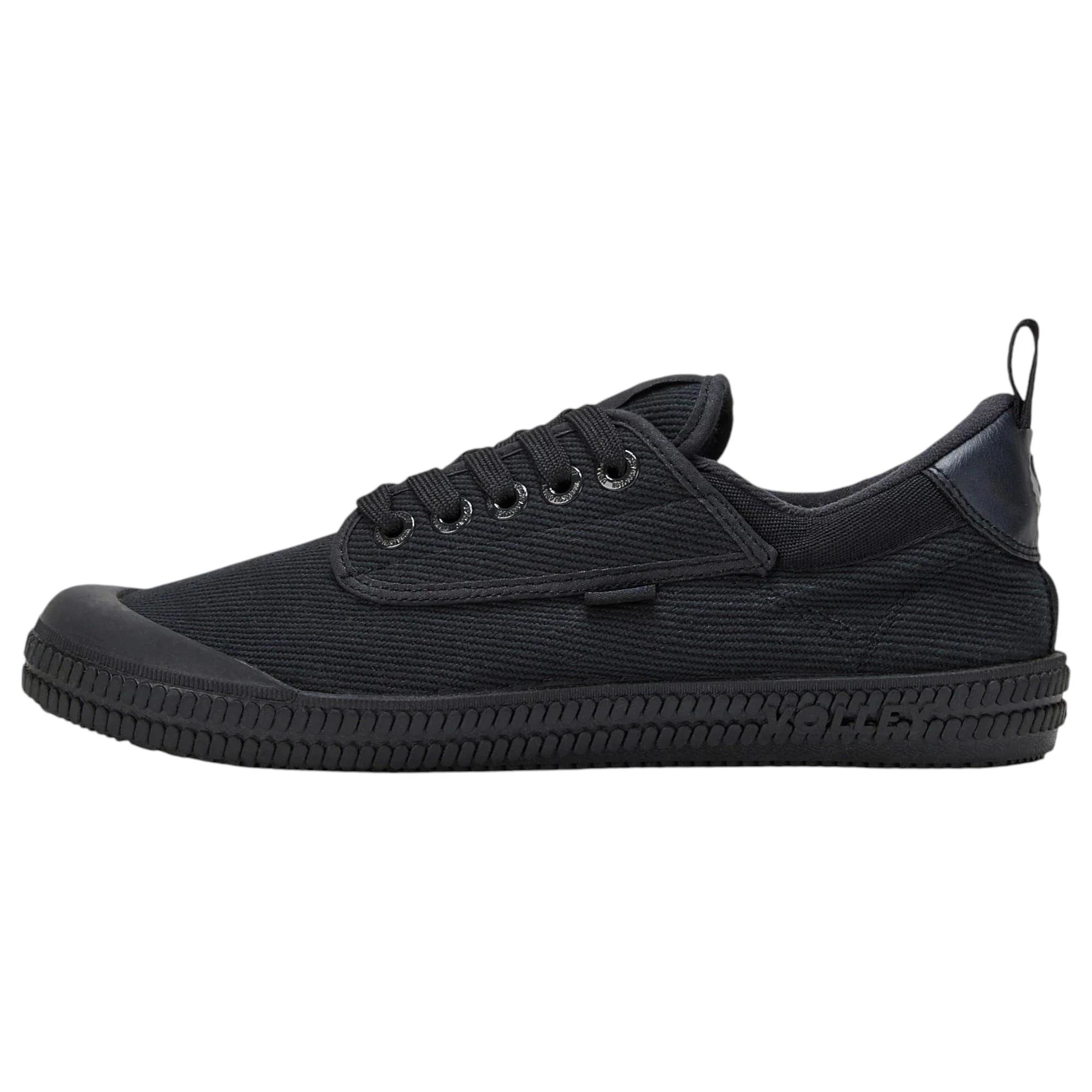 2 Volley Unisex Heritage Low Mens Womens Casual Shoes Black/Black BLACK/BLACK, 2 of 5
