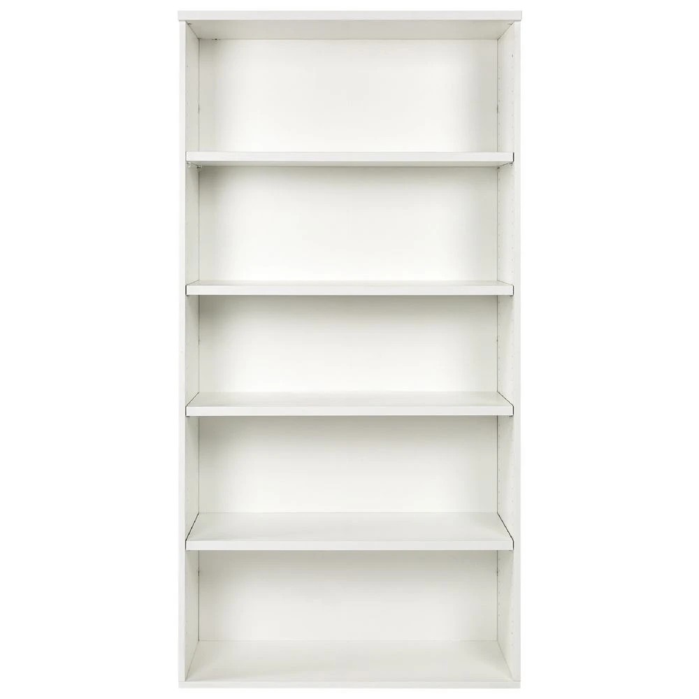 3 Velocity Bookcase 1800mm White Shelves Home Office Storage, 3 of 4