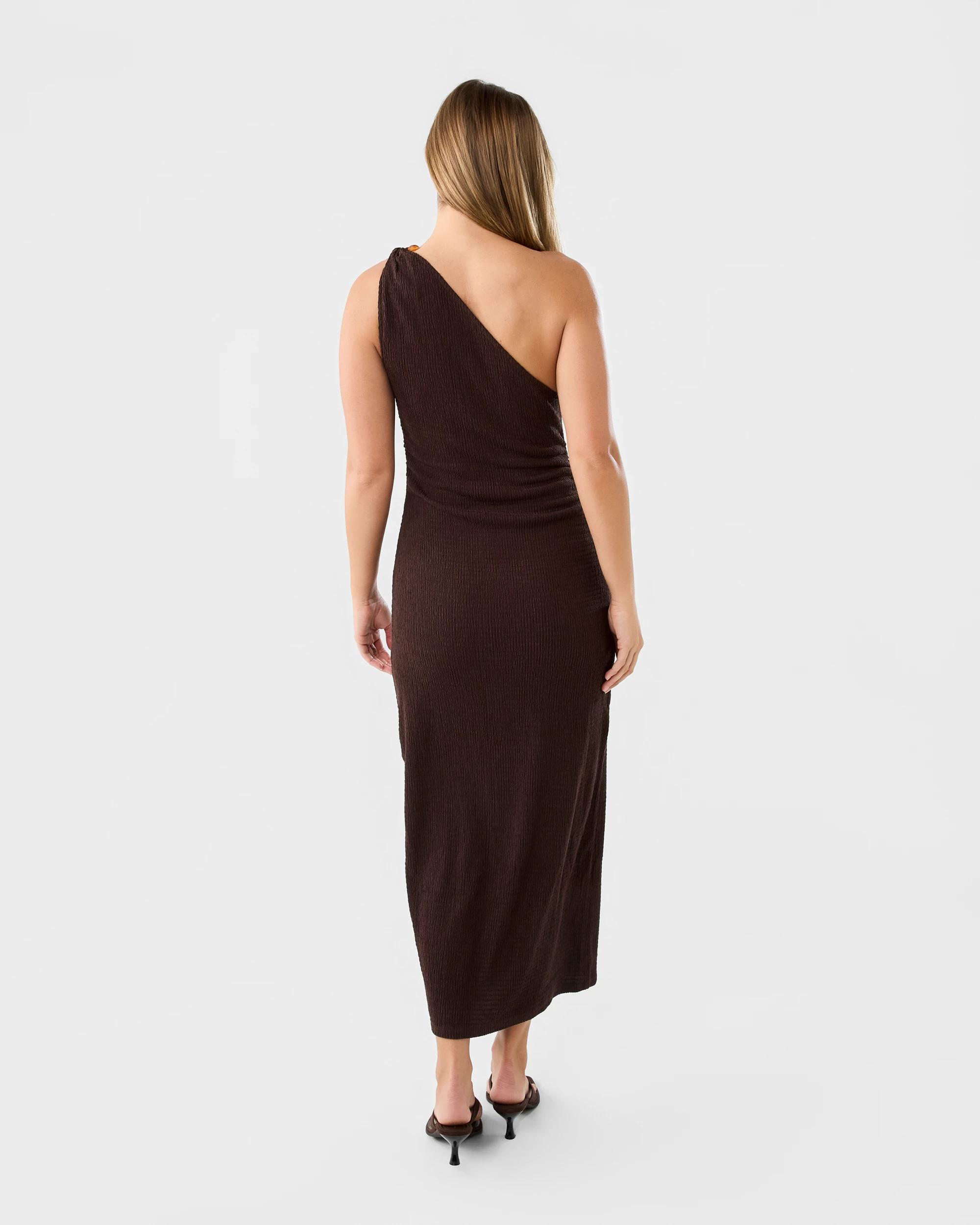 3 Sleeveless Textured Bead Detail Midi Dress Cbean, 3 of 6