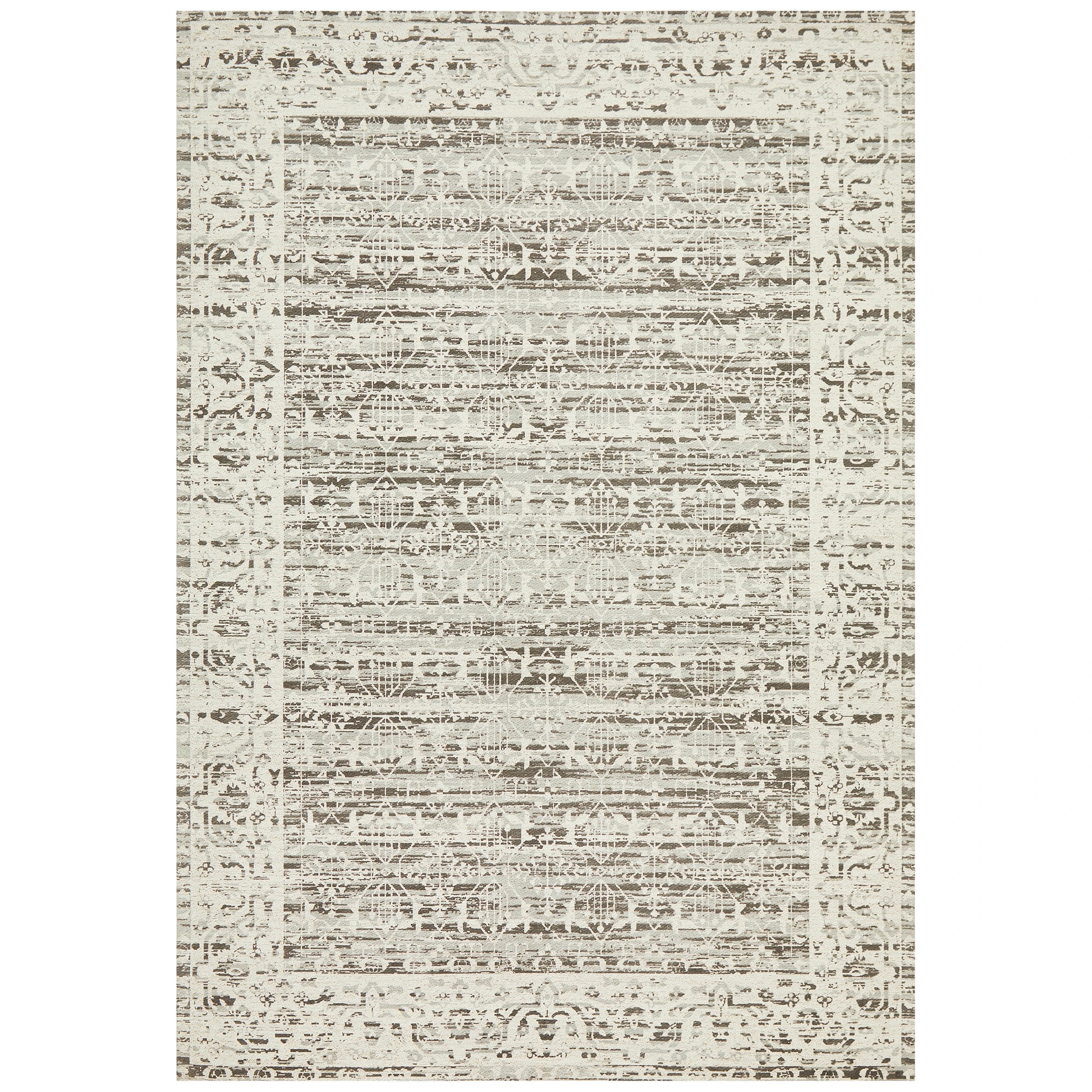 2 Common Ground Rugs Camellia 88 225x155cm - Medium Floor Rug - Silver, 2 of 7