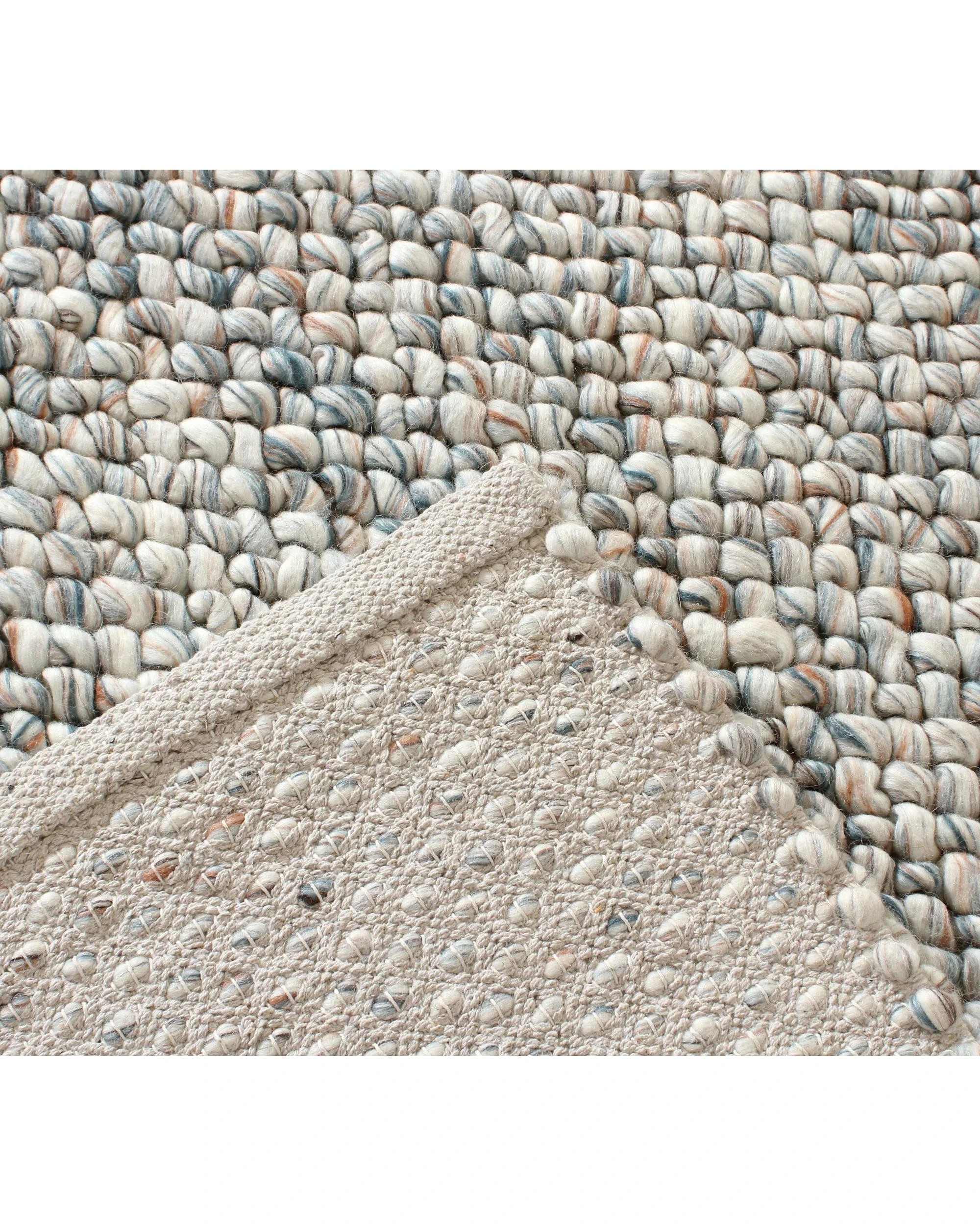 3 La Grace Home Aurora Hand Woven Wool Floor Rug - 160x230cm - Coral, 3 of 3