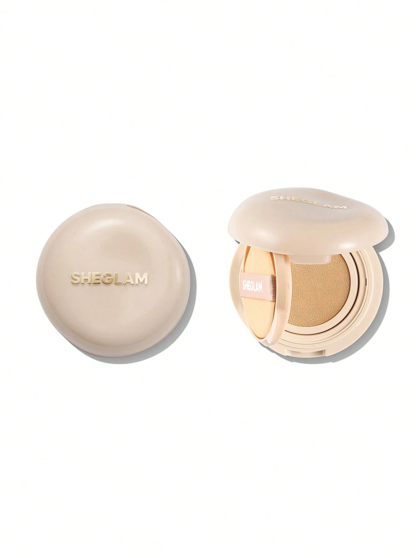 1 SHEGLAM Lock & Go Long-Lasting Cushion Foundation - Shell, 1 of 9