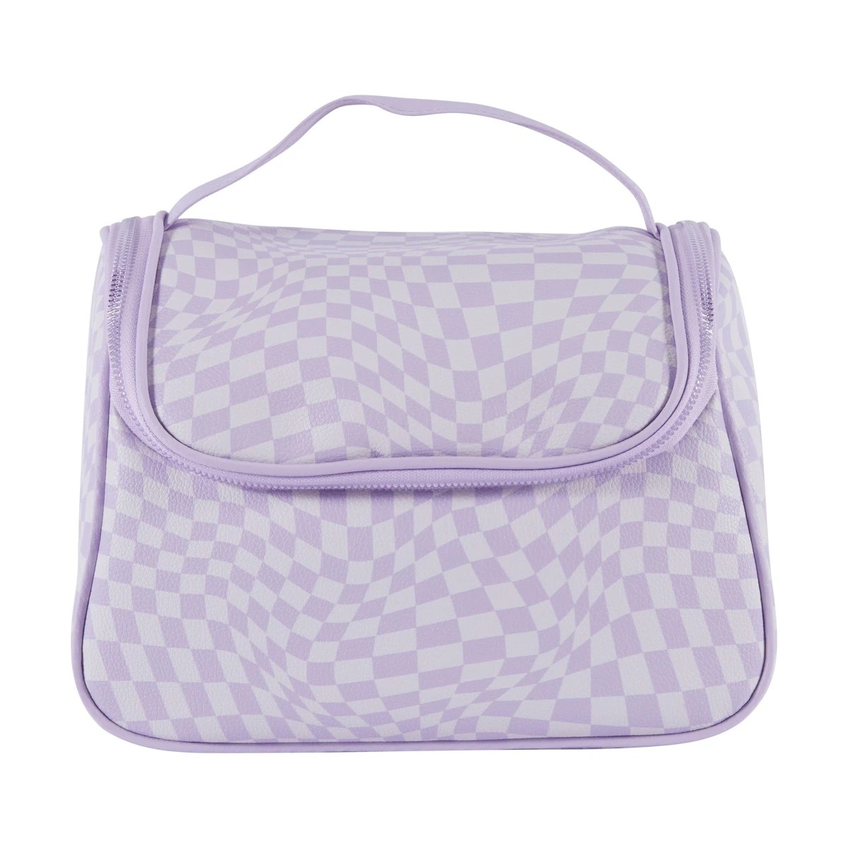 2 OXX Cosmetics Makeup Bag - Large, Wave Check, 2 of 6