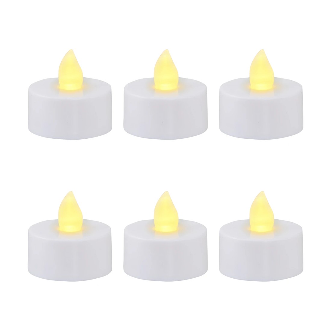 1 6 Pack LED Tealights, 1 of 2