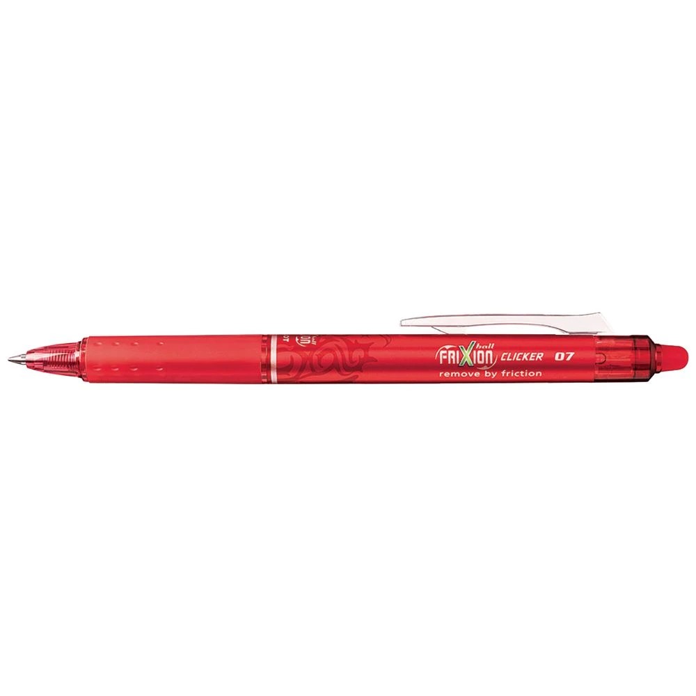 1 PILOT Frixion Clicker Erasable Gel Pen 0.7mm Red, 1 of 2