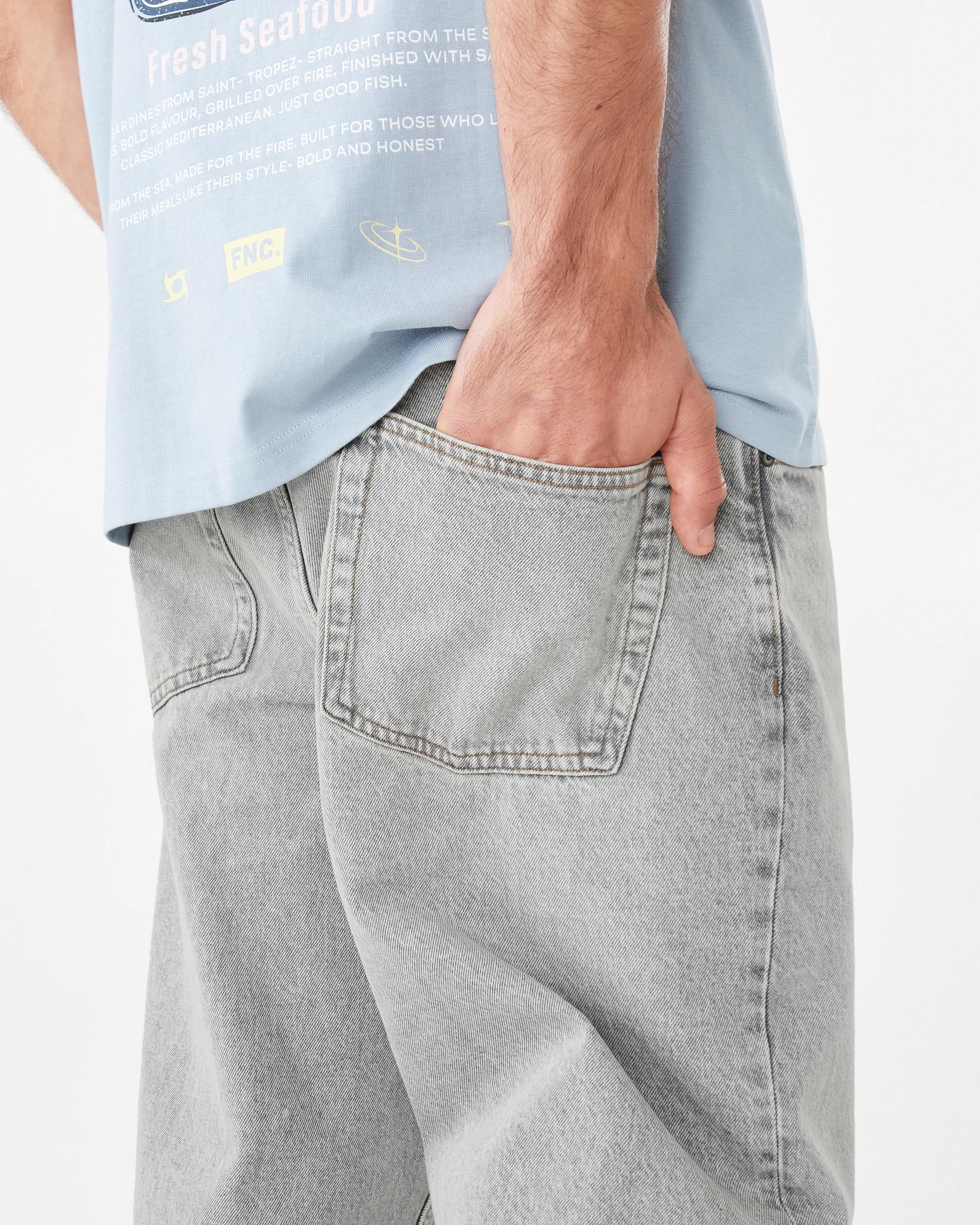 7 Baggy Jeans Gry Wash, 7 of 10