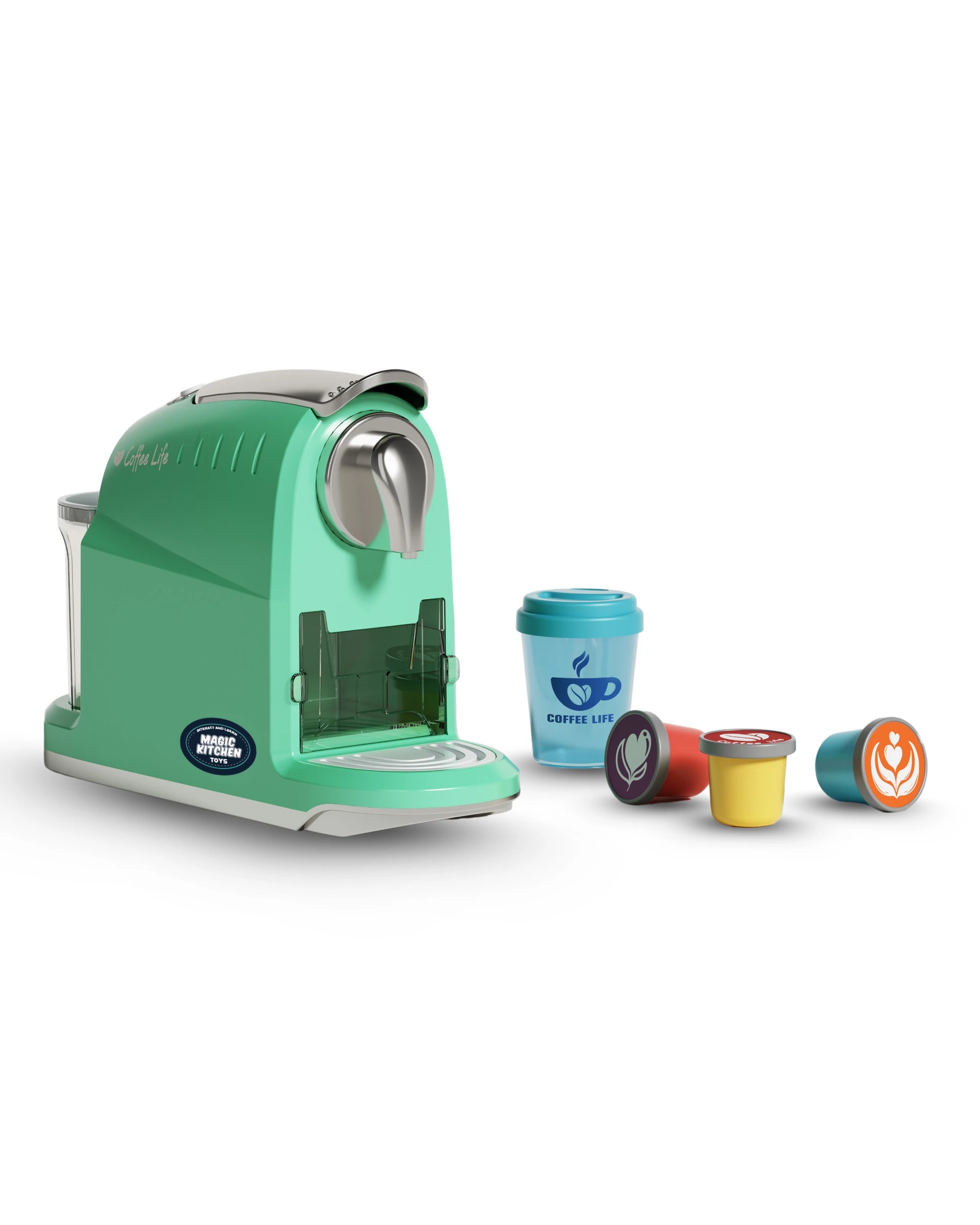 1 Brand Licensing Group  Magic Kitchen Colour Change Coffee Maker Set, 1 of 2