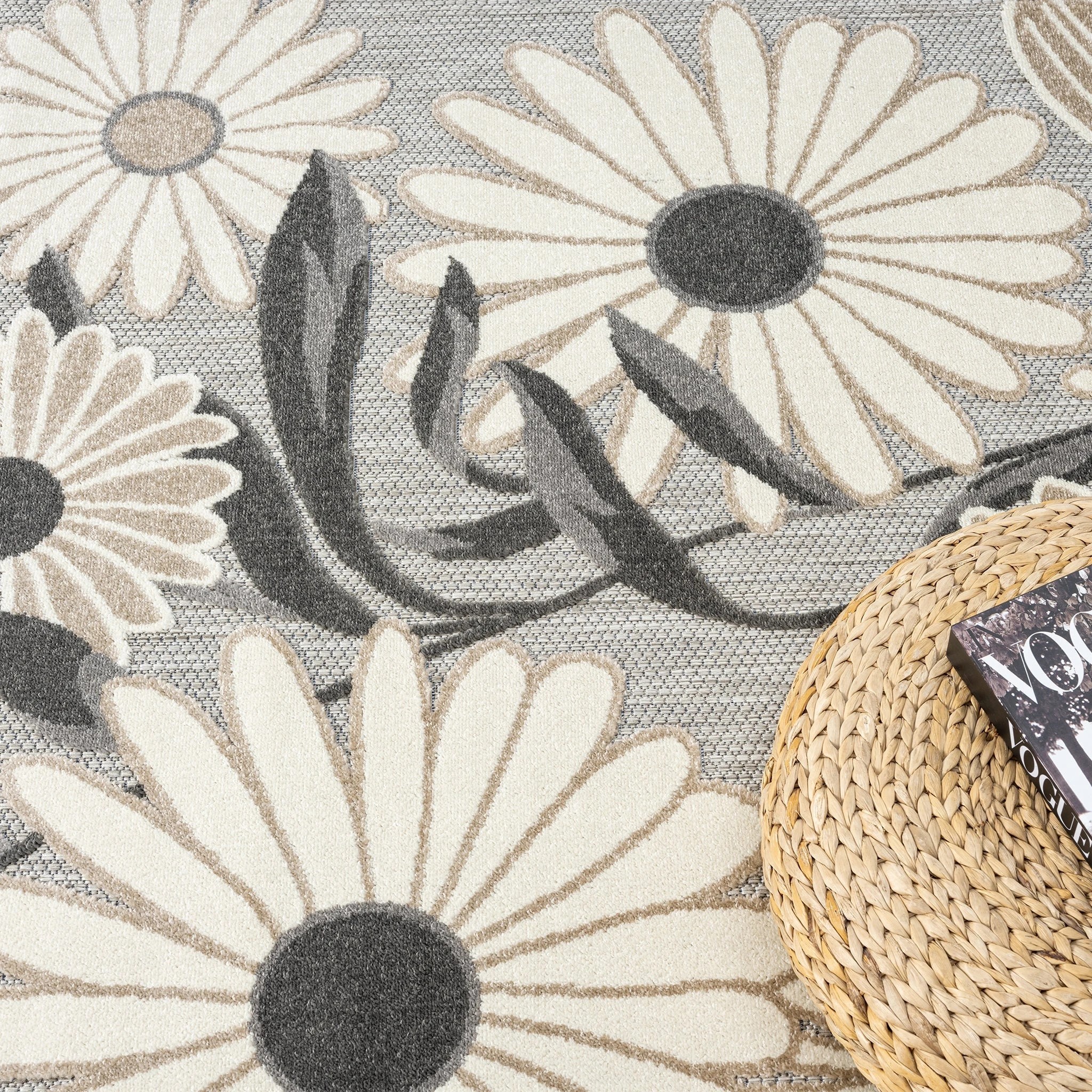 3 La Grace Home Haven Premium Rug - 120x170cm - Silver, 3 of 10