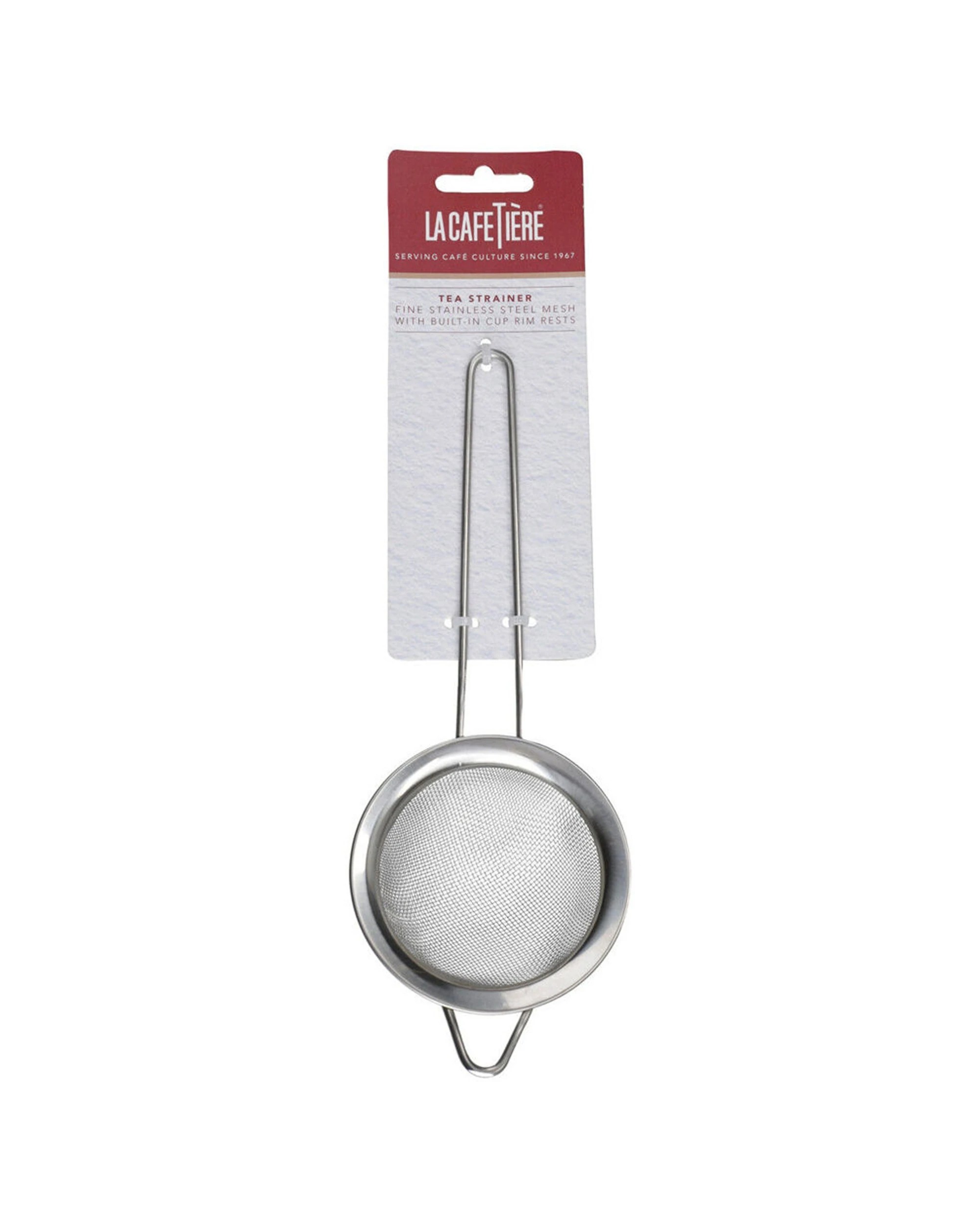 3 La Cafetiere Tea Strainer 4PK Long Handle Fine Mesh Stainless Steel Kitchen Utensils Set - Silver, 3 of 3