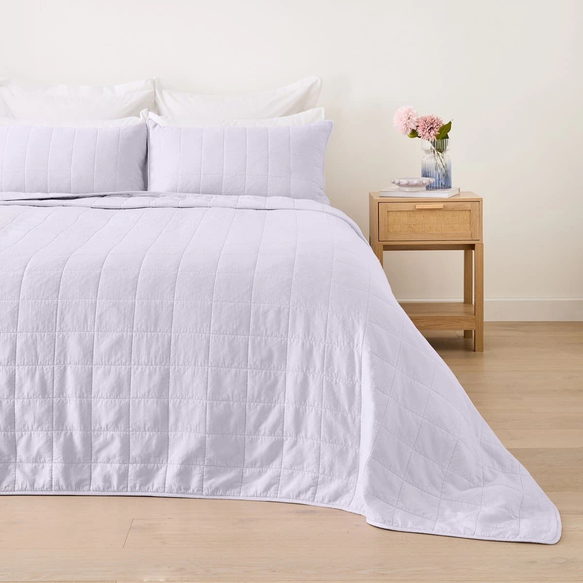 1 Hayden Coverlet Set - Queen/King Bed, Lilac, 1 of 7