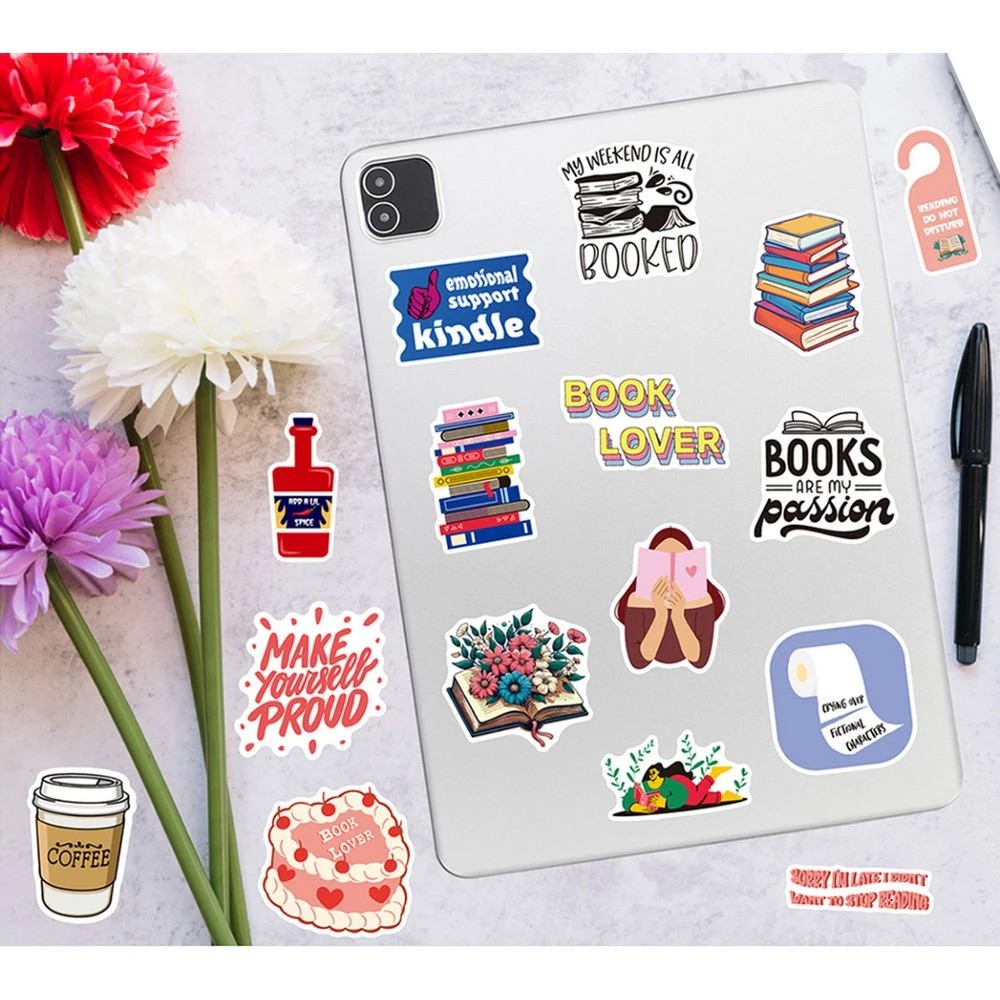 3 Otto Bookish Stickers 20 Pack, 3 of 5