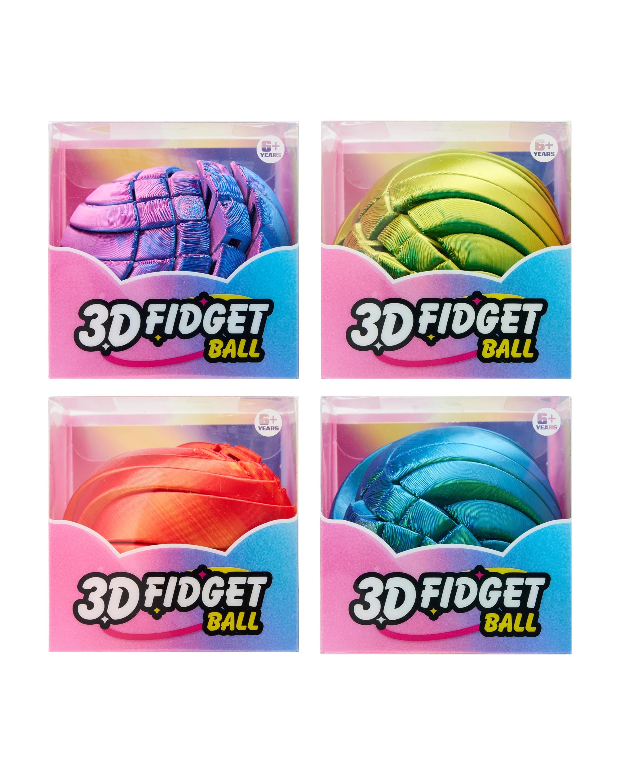 5 3D Fidget Ball - Assorted, 5 of 5