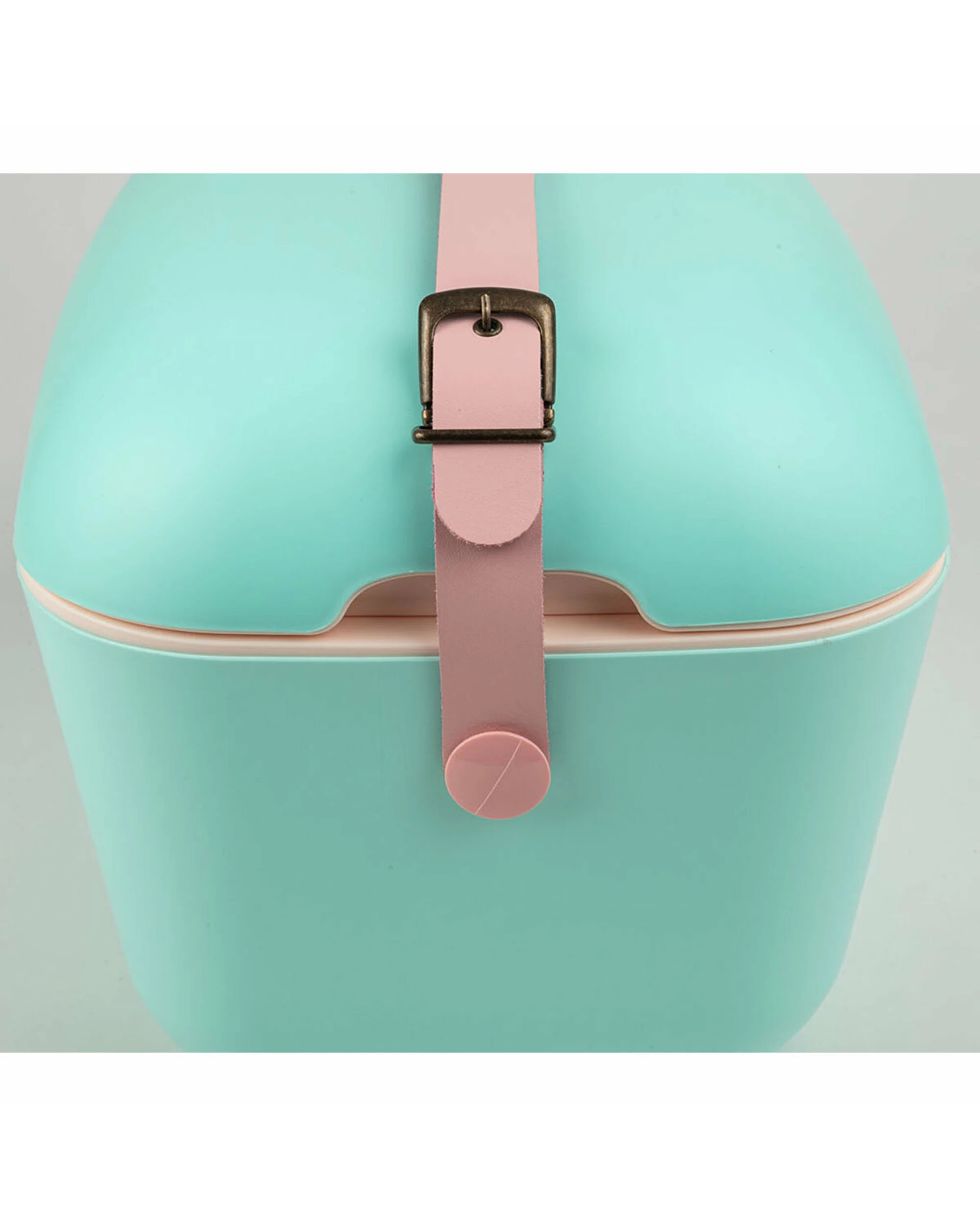 2 Polarbox Pop 20L Cooler Cyan with Rose Logo and Strap, 2 of 3
