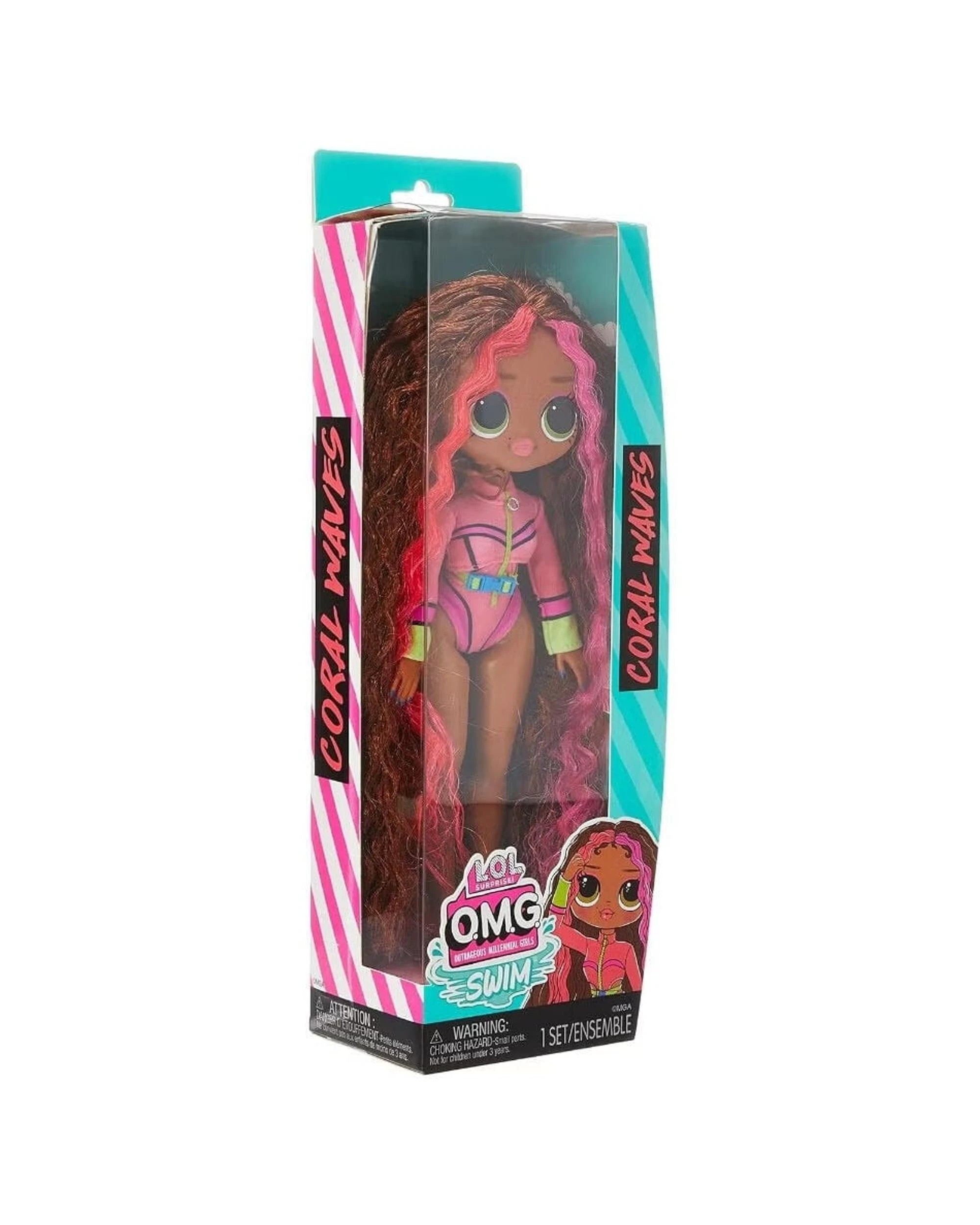 2 L.O.L. Surprise O.M.G. Swim Coral Waves Doll, 2 of 4