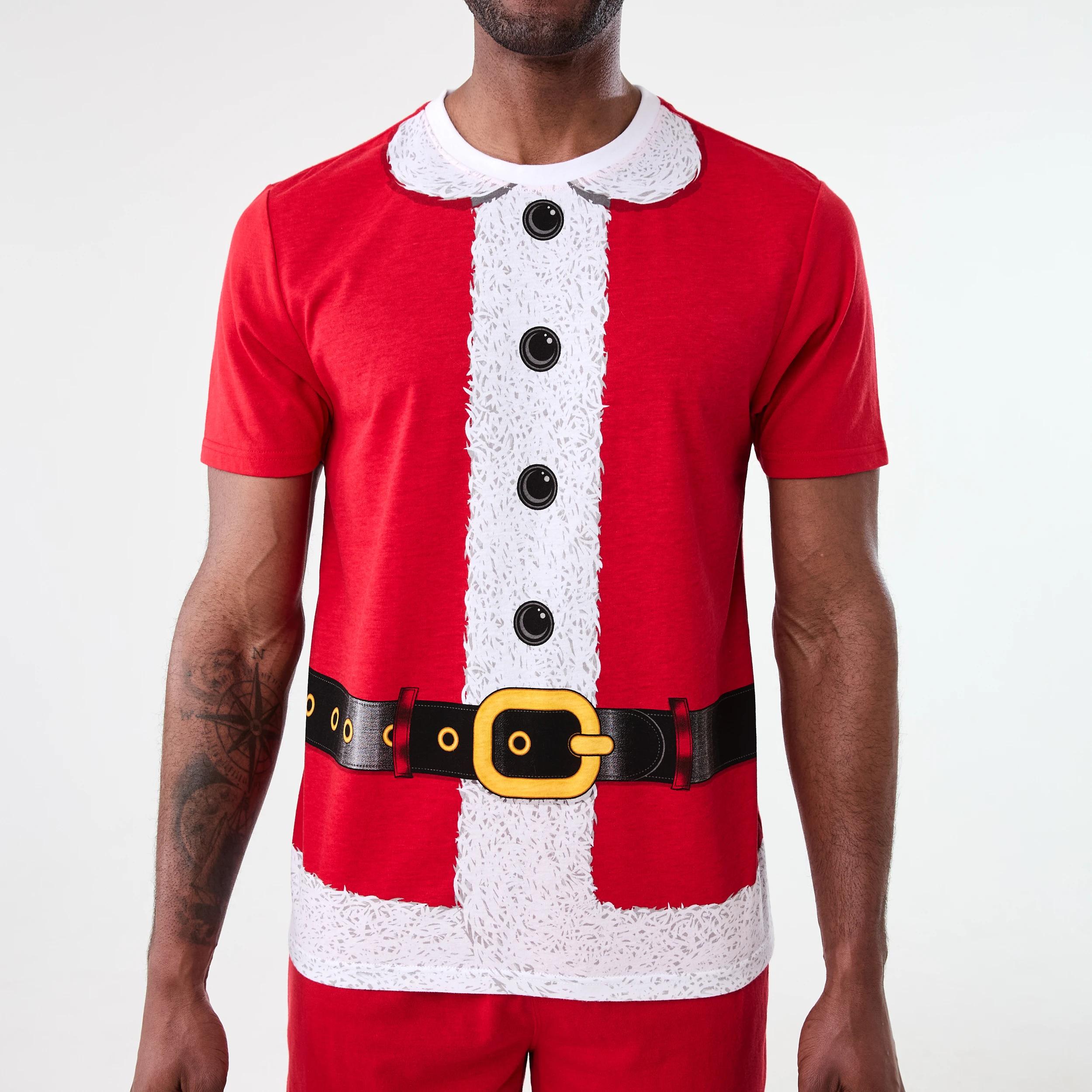 5 Christmas Knit Shorts Pyjama Set SANTA SUIT CLASSIC, 5 of 7