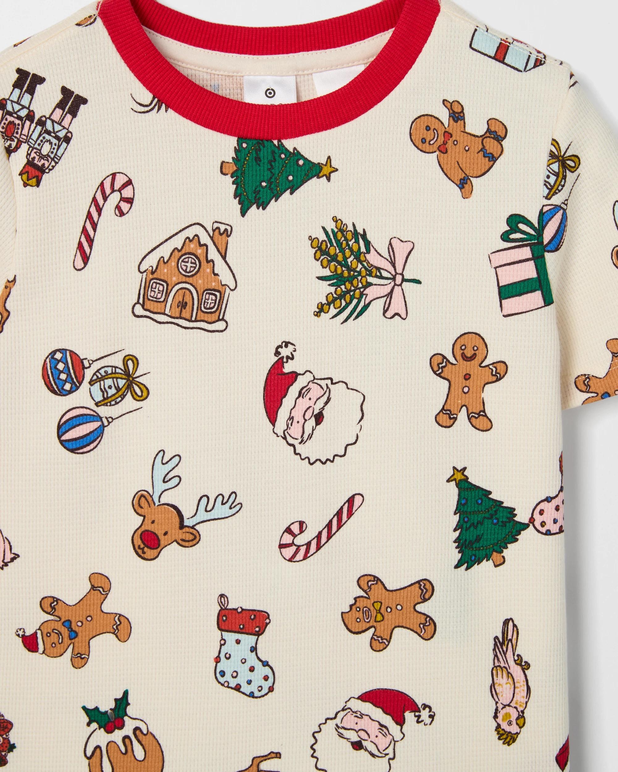 6 Target Kids Family Matching Christmas Australian Cotton Younger Kids Pyjama Set - Christmas Icons CHRISTMAS ICONS, 6 of 9