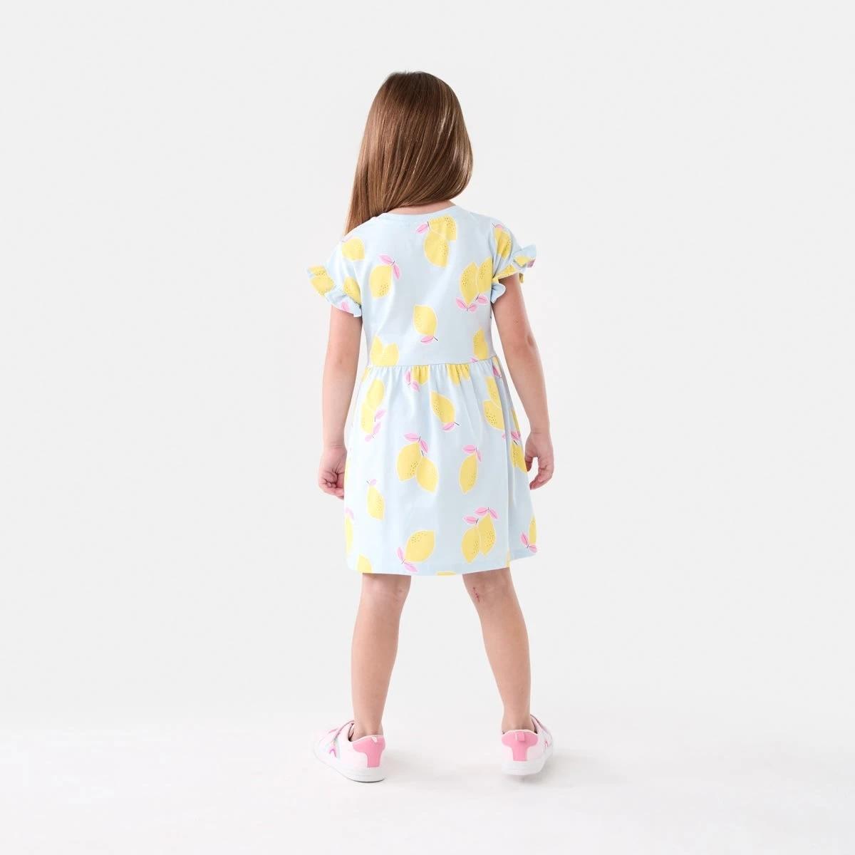 7 Jersey Dress LEMON FLOATS ICE MIST, 7 of 7