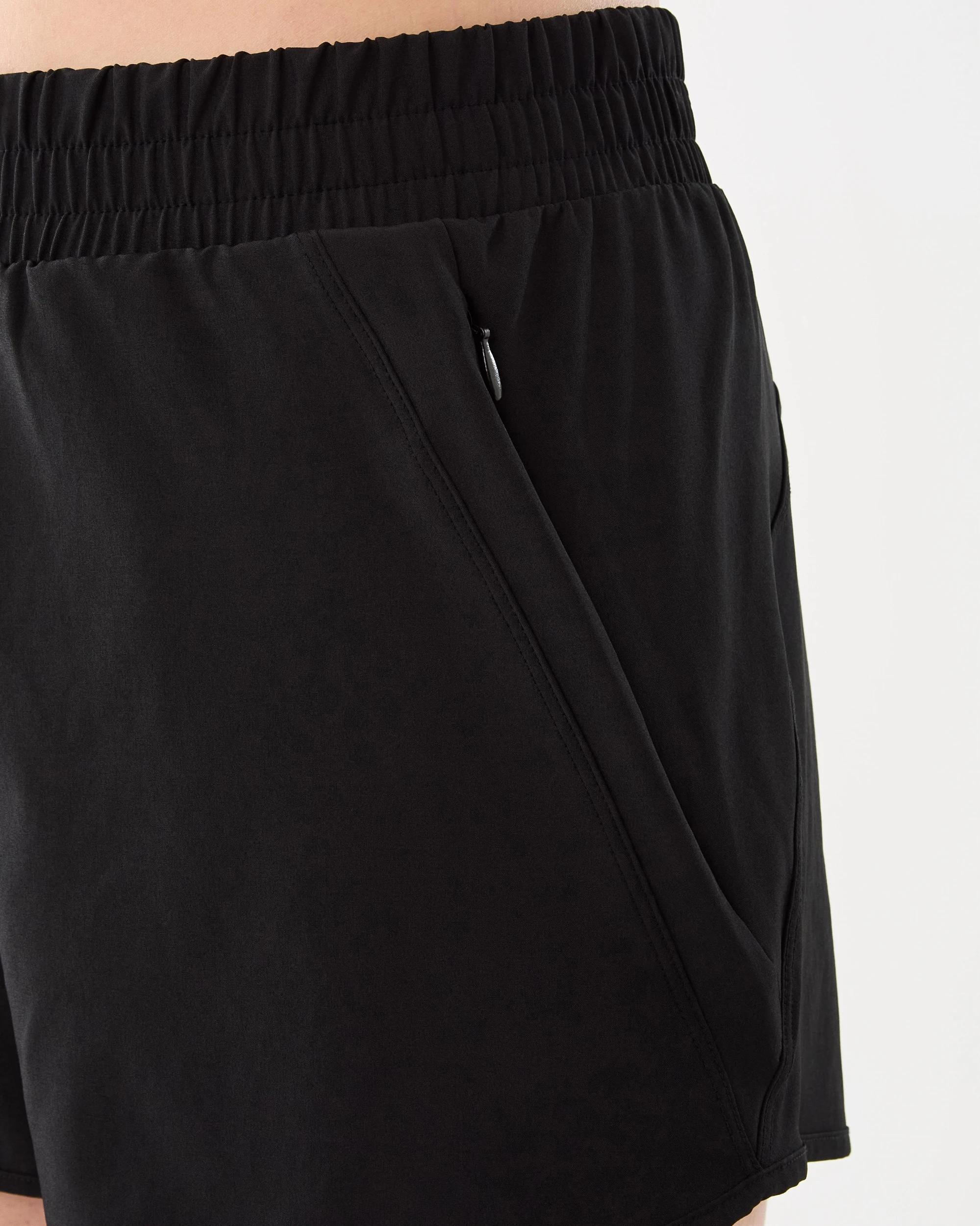 5 Active Womens 3in. Running Shorts Black, 5 of 7
