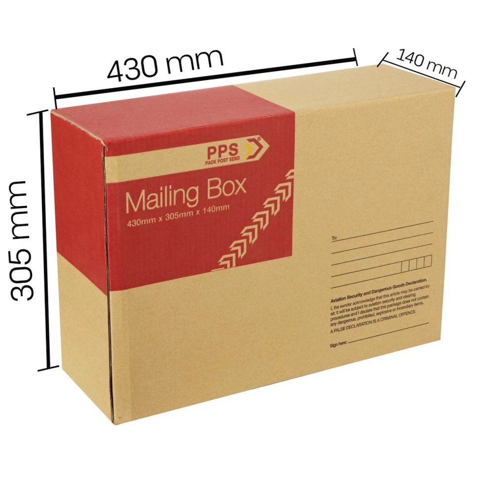 2 PPS Mailing Box 430 x 305 x 140mm, 2 of 2
