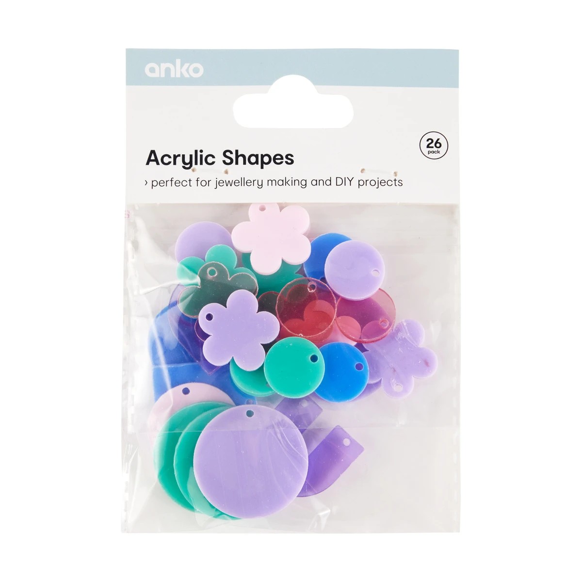 8 26 Pack Acrylic Shapes, 8 of 8