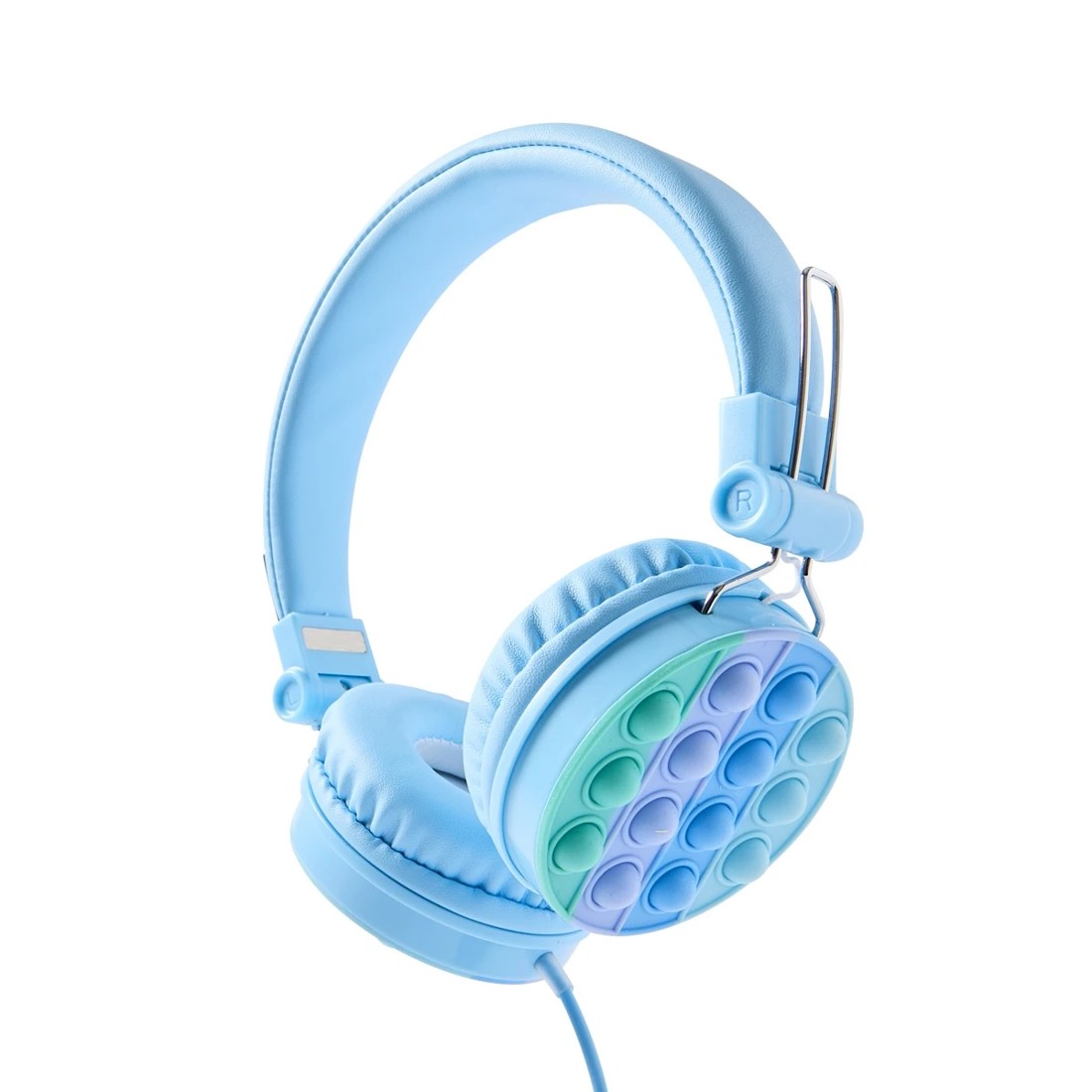1 Wired Kids Pop-it Headphones - Blue, 1 of 10